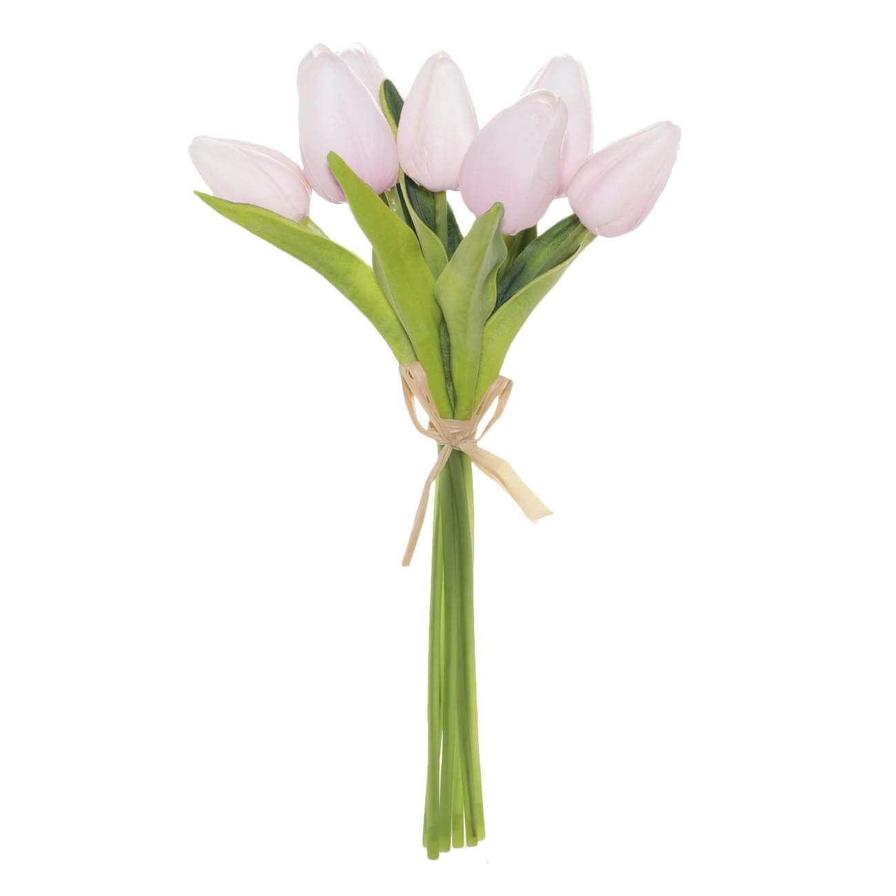 Букет искусственный, 25 см, полиуретан, Розовые тюльпаны, Flower garden - фото 1