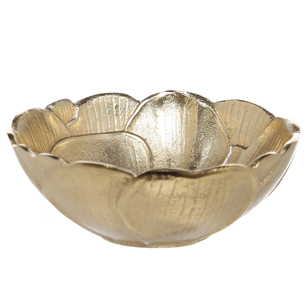 

Блюдо декоративное, 18 см, металл, золотистое, Цветок, Gorgeous flower