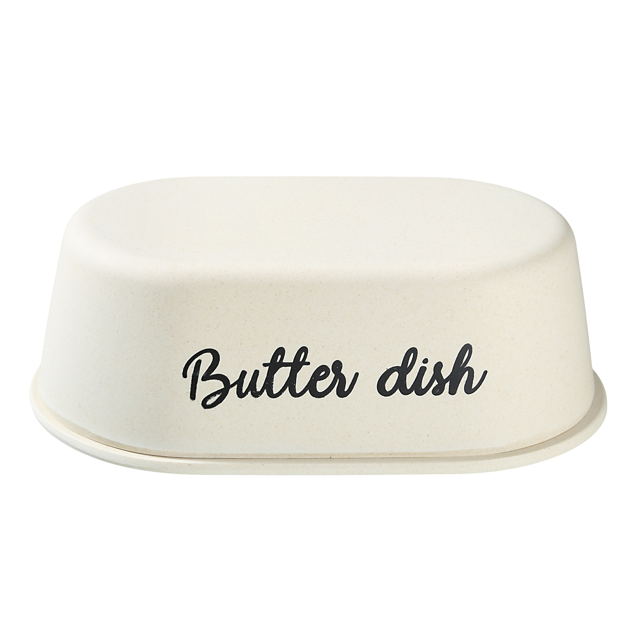 Kuchenland Масленка 16 см бамбук овальная Creme 1190₽