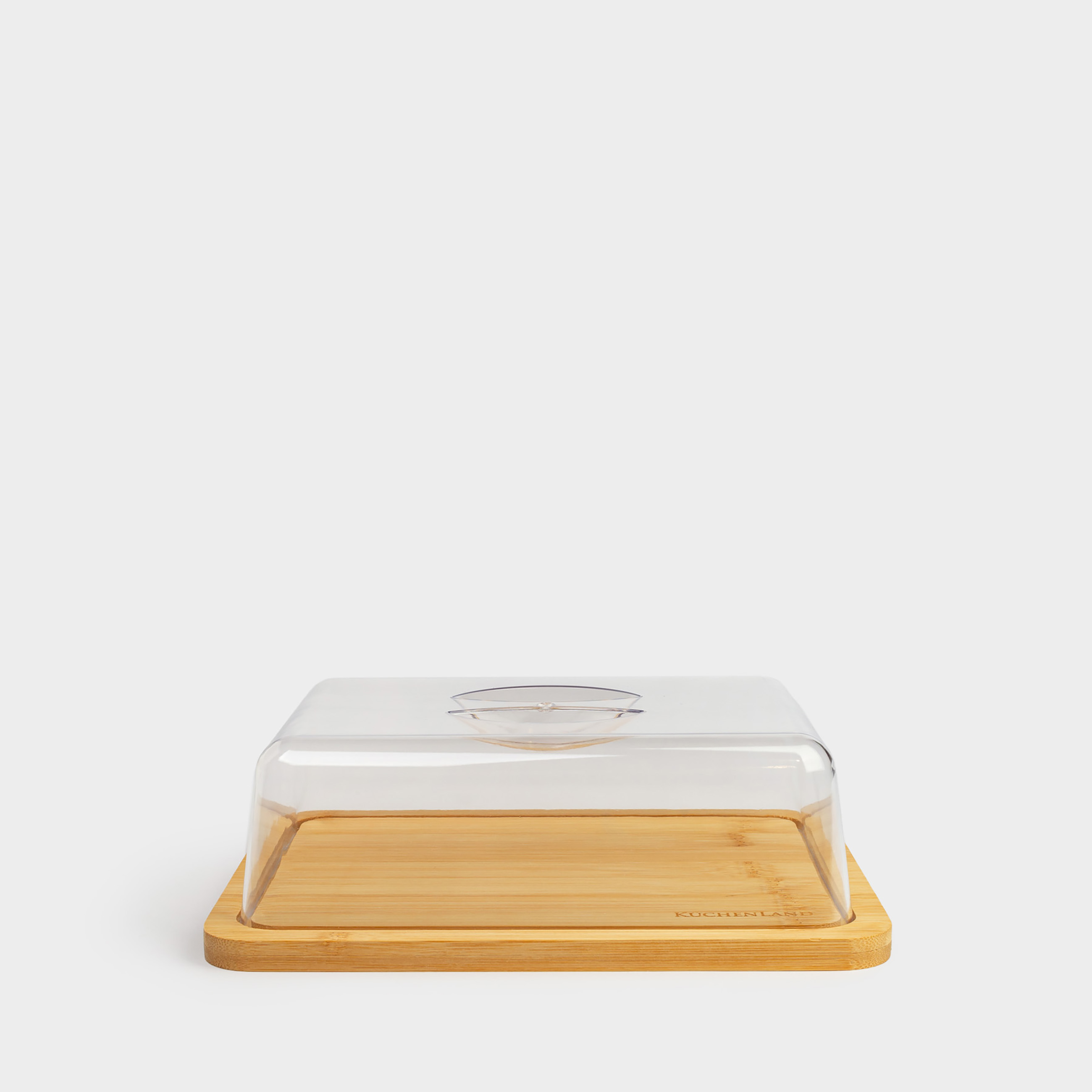 Блюдо с крышкой 23x17 см бамбукпластик прямоугольное Bamboo 1290₽