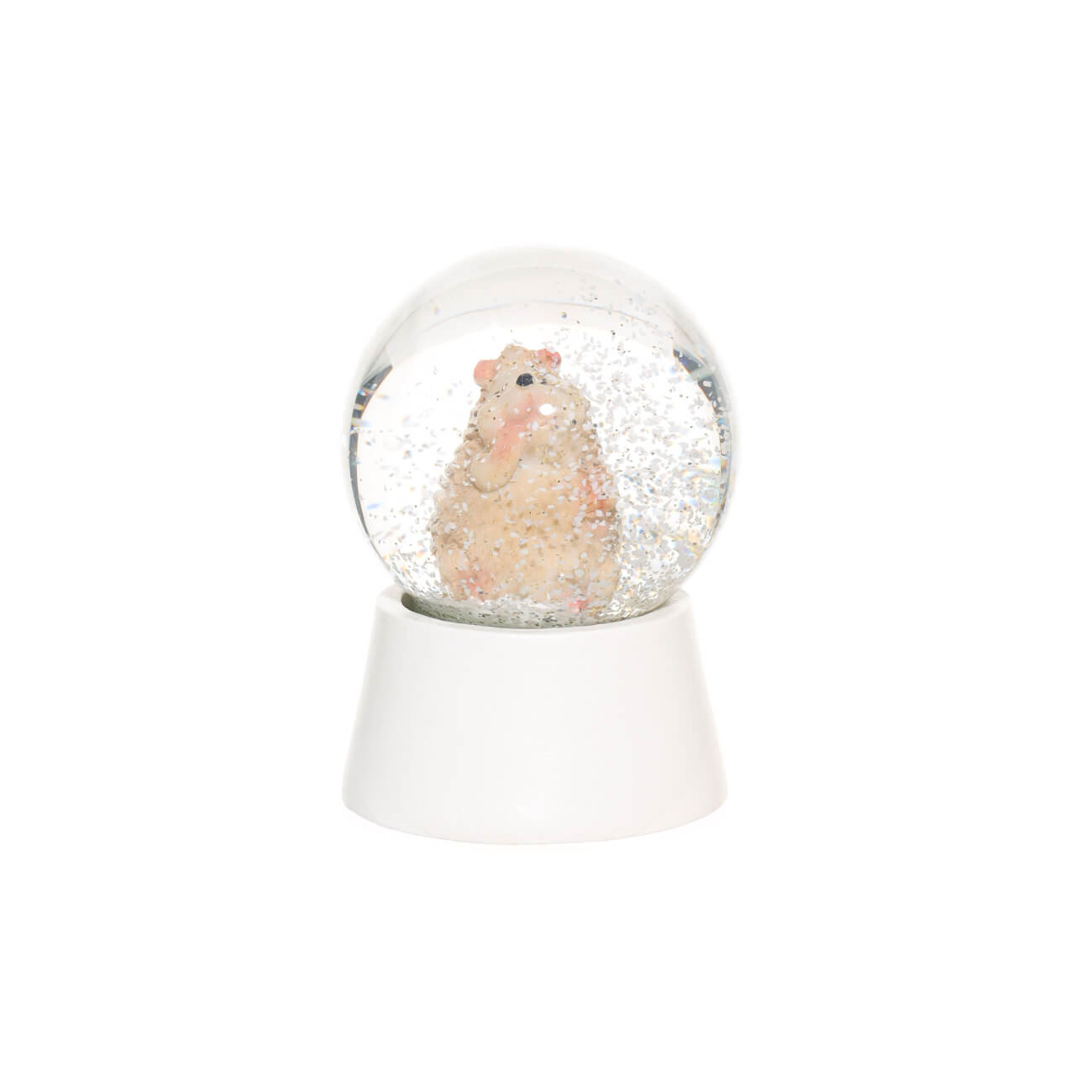 Снежный шар, 7 см, полирезин/стекло, Еж, Forest animals