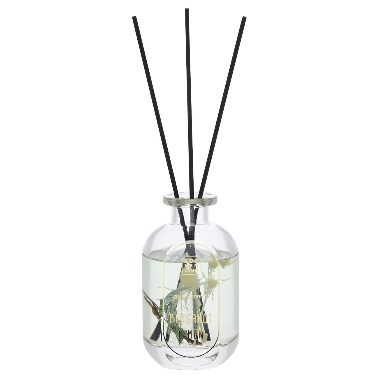 

Ароматический диффузор, 130 мл, с сухоцветами, Bergamot Lemon, Balmy spring