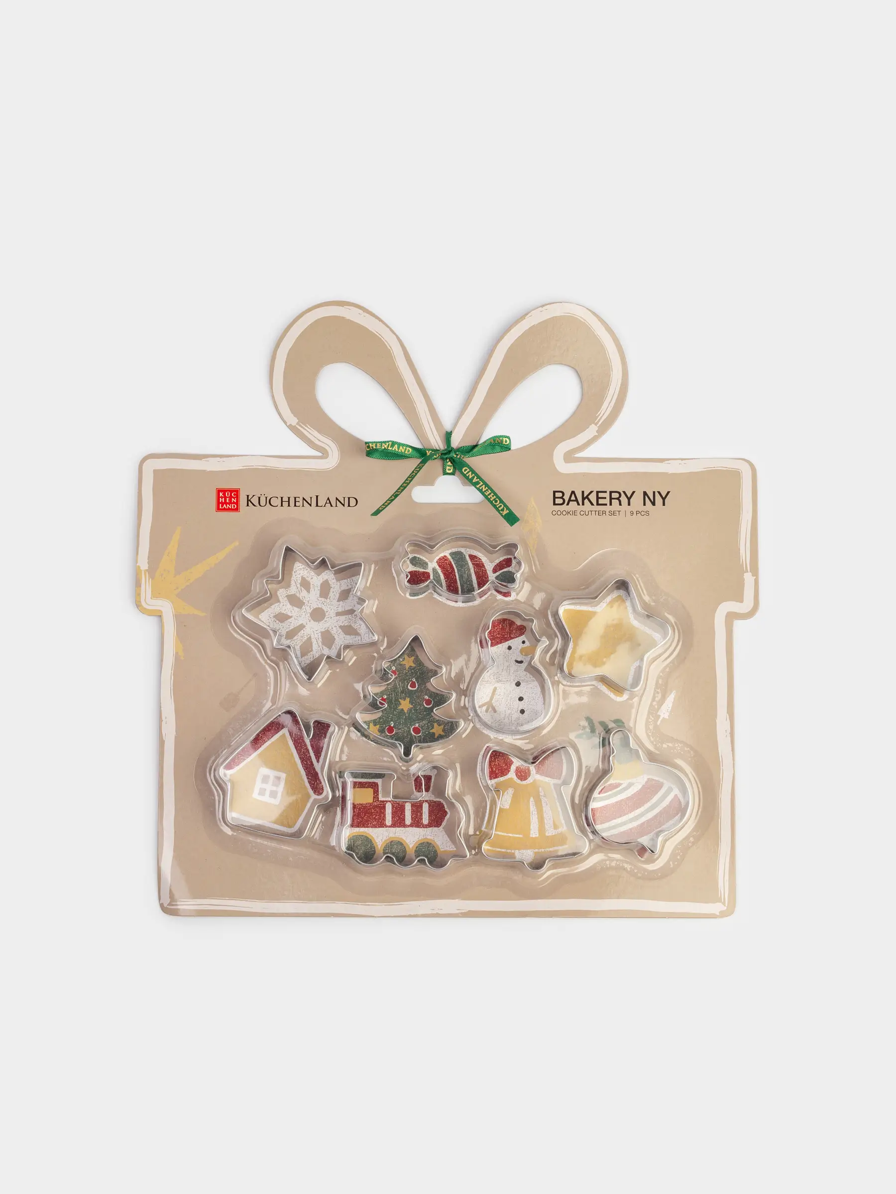Набор форм для печенья, 9 шт, сталь, Новогодние фантазии, Bakery NY
