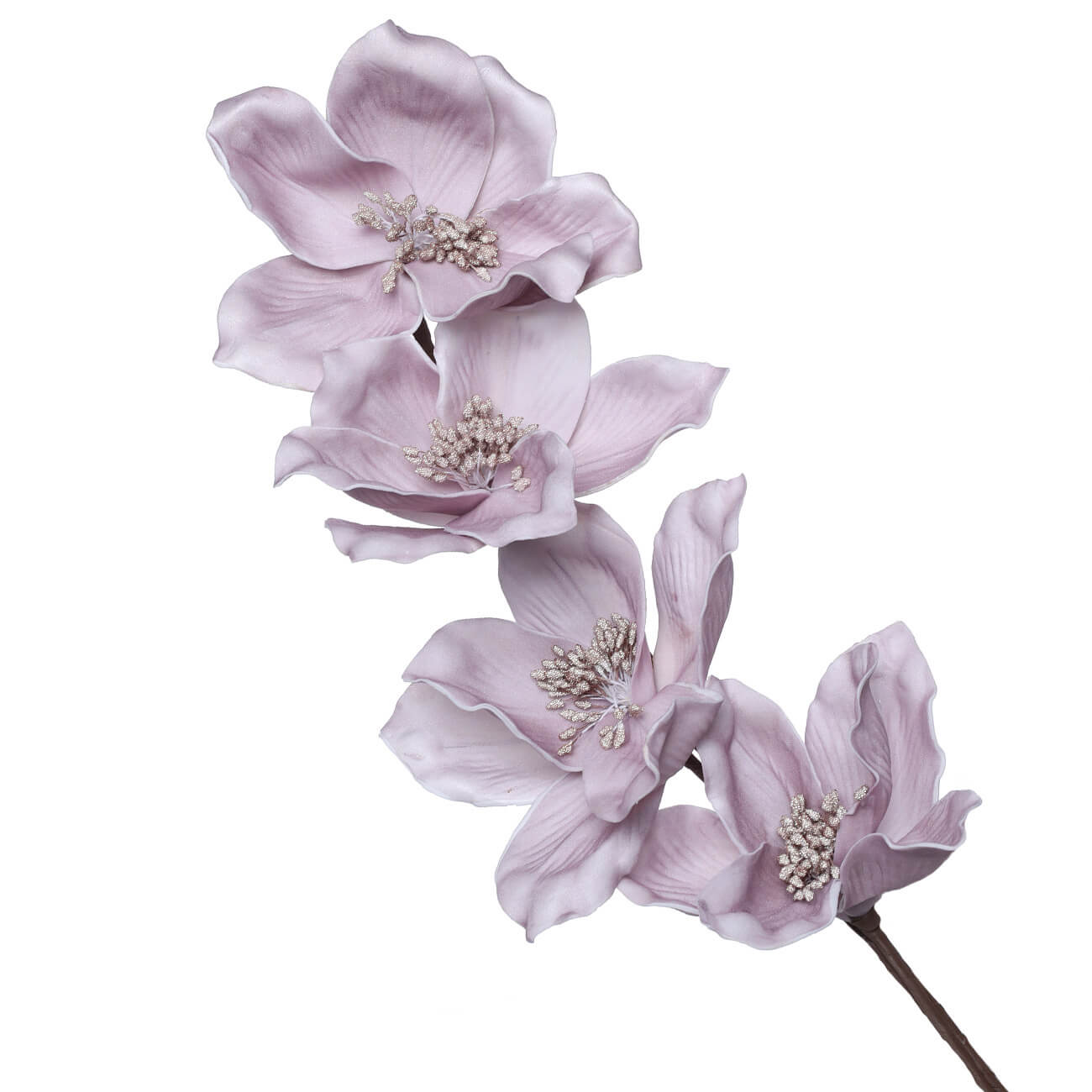 

Ветка декоративная, 83 см, полиэтилен, Магнолия сиреневая, Gorgeous flower