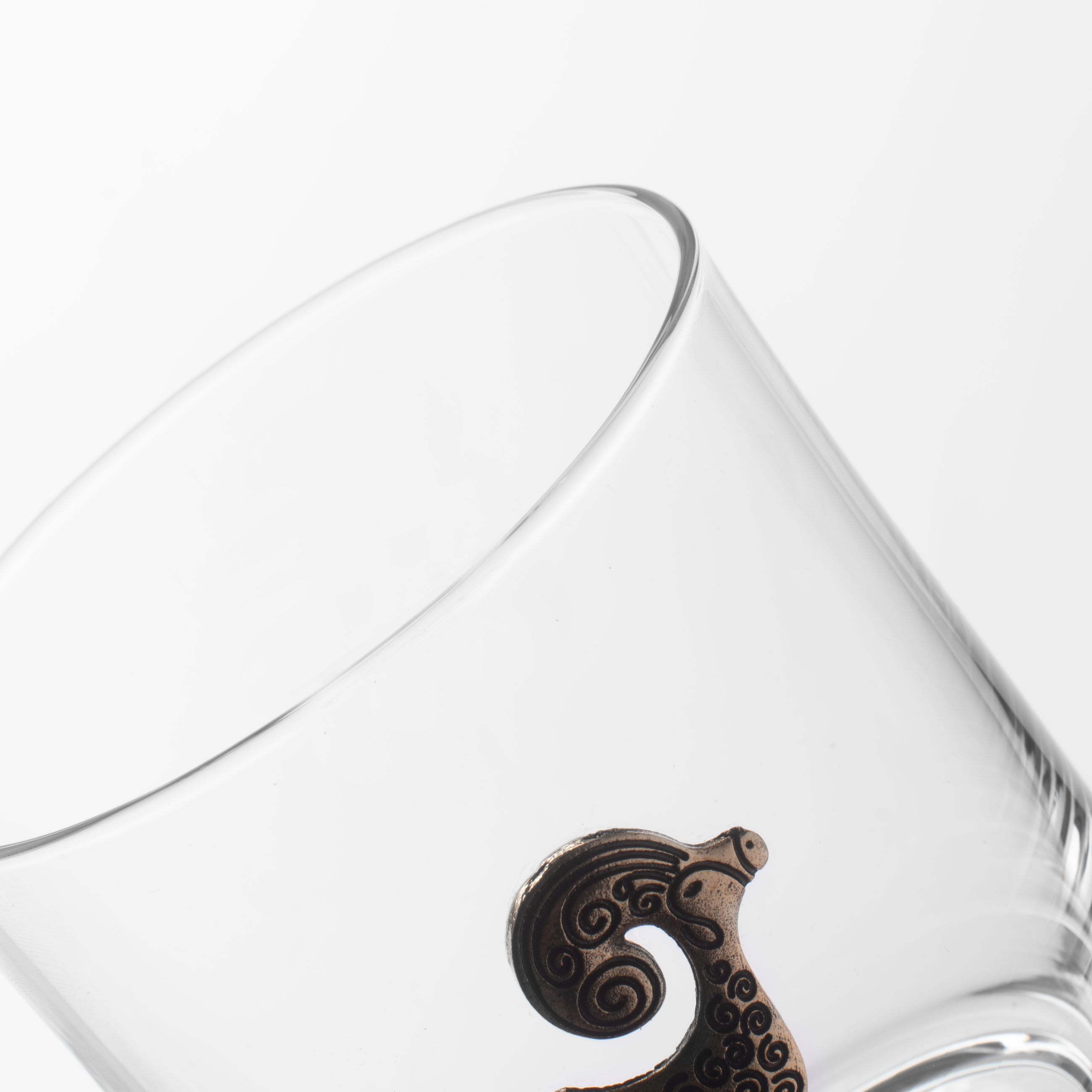 Стакан для виски, 340 мл, стекло/металл, золотистый, Овен, Zodiac изображение № 4