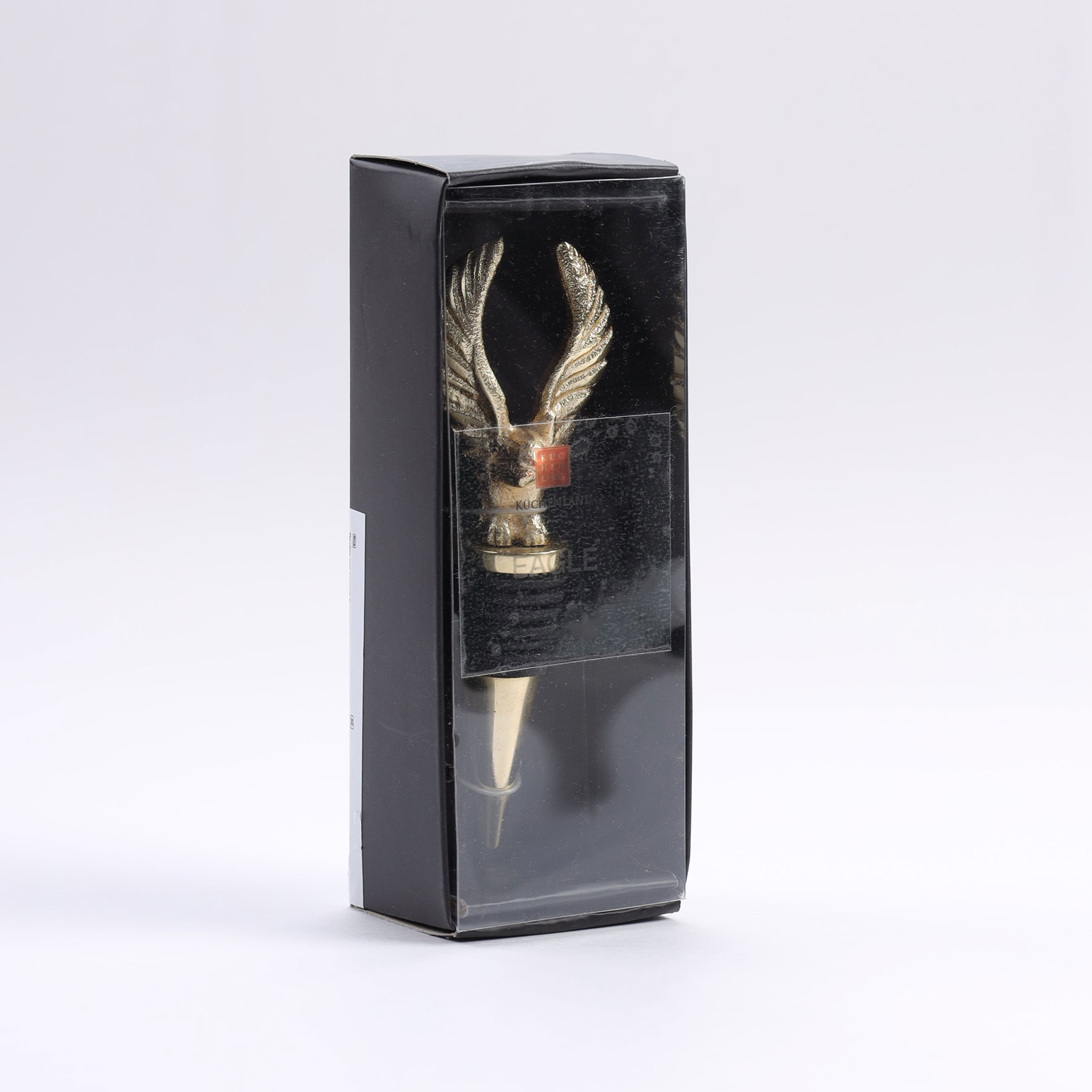 Пробка для винной бутылки, 13 см, металл, золотистая, Орел, Eagle изображение № 3