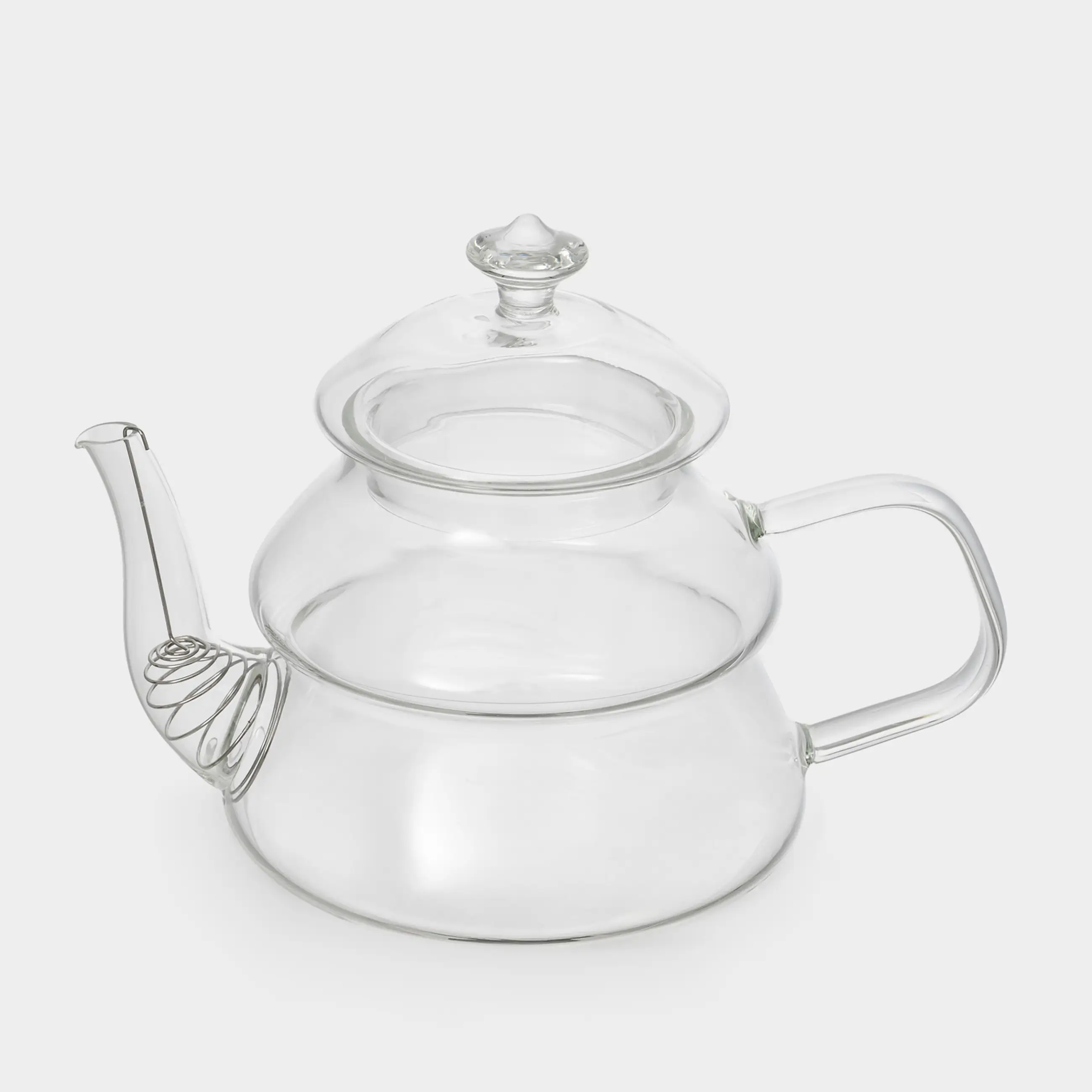 Чайник заварочный, 850 мл, стекло Б/сталь, Елка со звездой, Shape