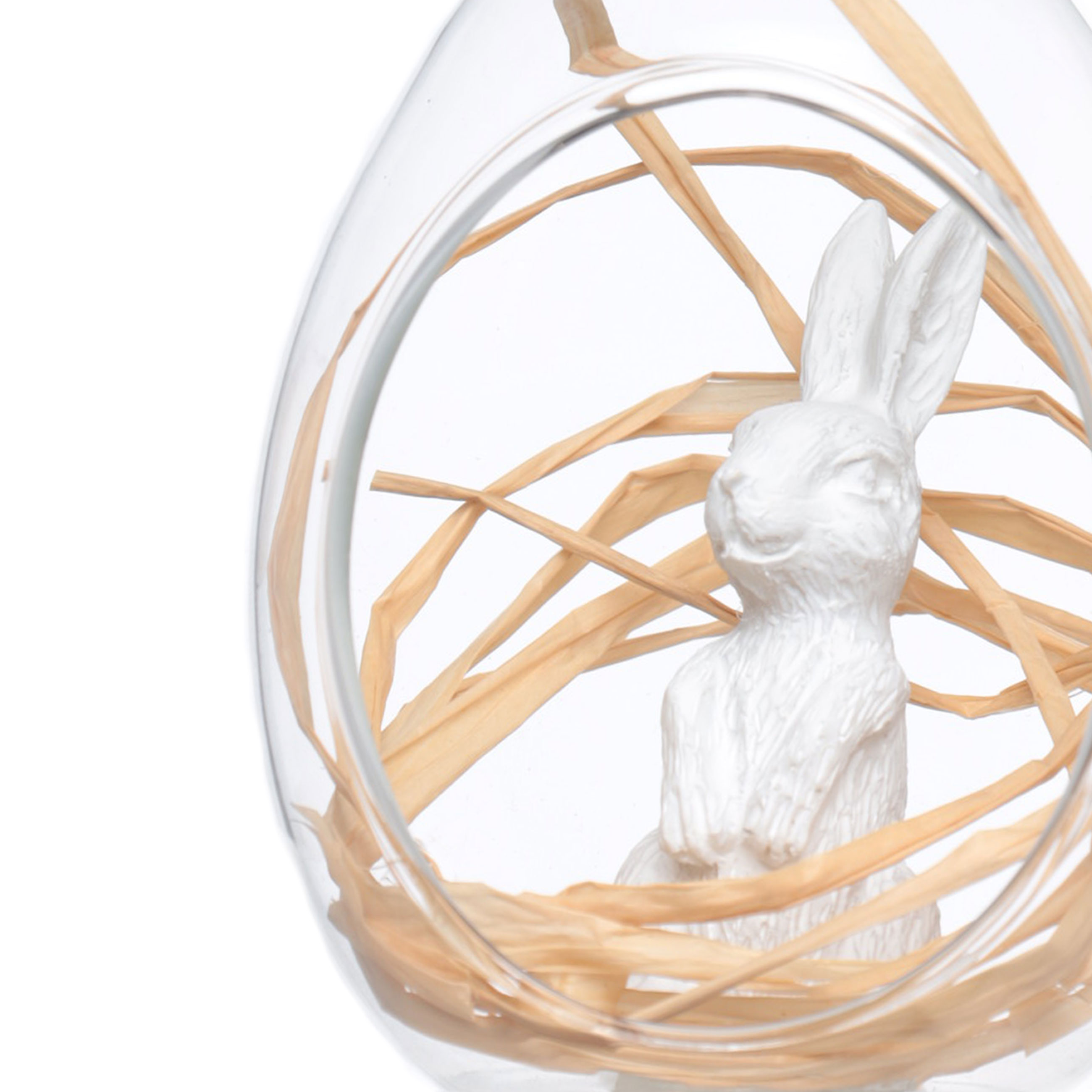 Подвеска декоративная, 8 см, стекло/полирезин, Кролик, Easter изображение № 2