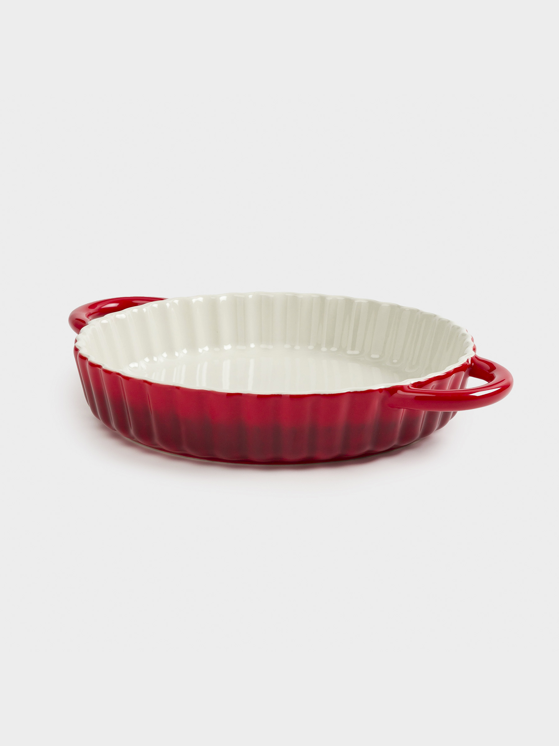Форма для запекания, 28 см, керамика, круглая, бордовая, Градиент, Cakes gradient, image-1
