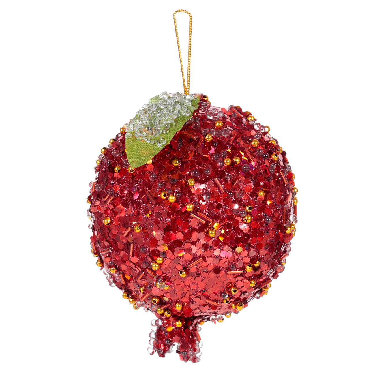 

Игрушка елочная, 10 см, пенопласт, бордовая, Гранат, Fruits