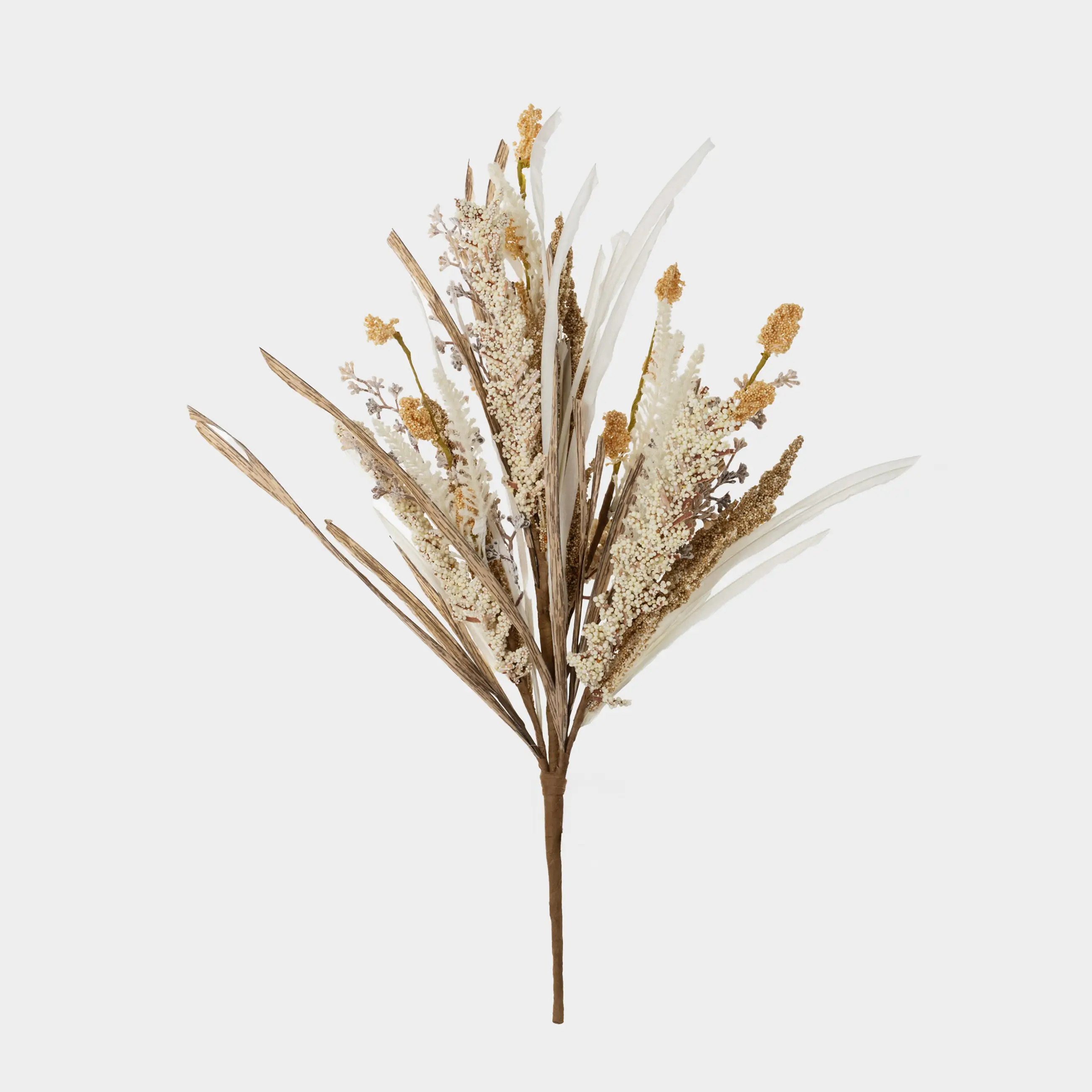 Ветка декоративная, 56 см, пластик/пенопласт, Полевой сбор, Slight frost decor