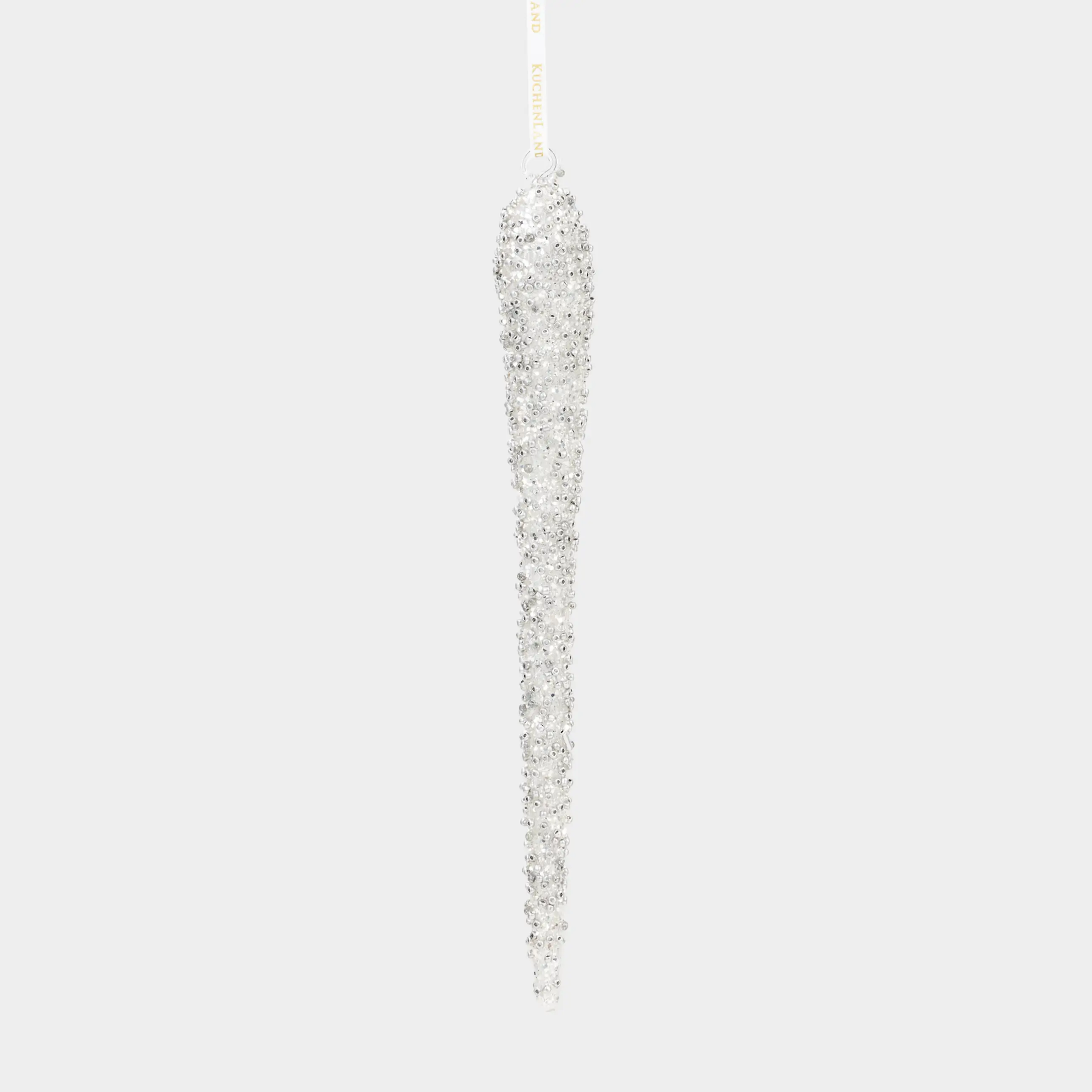 Игрушка елочная, 24 см, стекло, Хрустальная сосулька, Figure sparkle