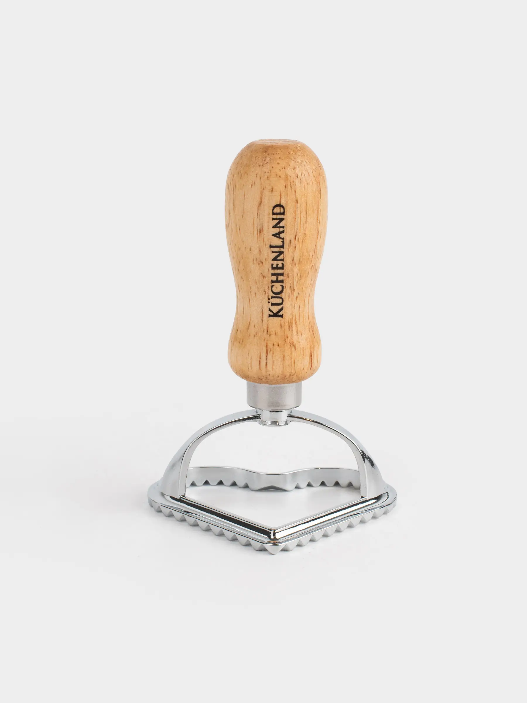 Форма для печенья/пирожков, 11 см, сталь/дерево, Сердце, Wood kitchen
