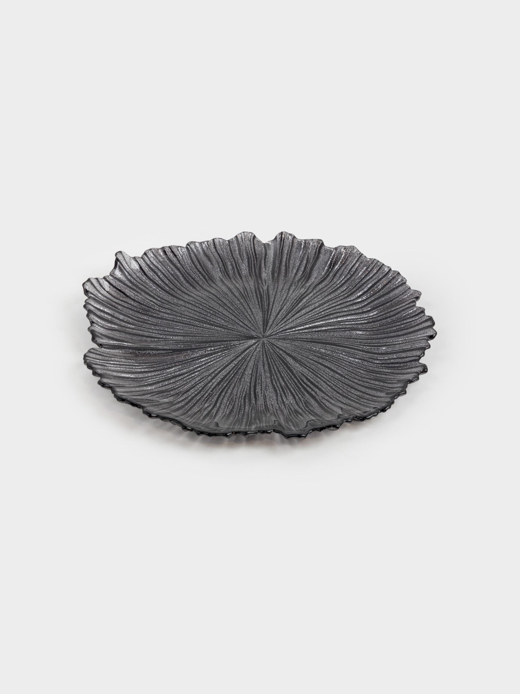 Тарелка обеденная, 28 см, стекло Р, серая, Verge, image-4
