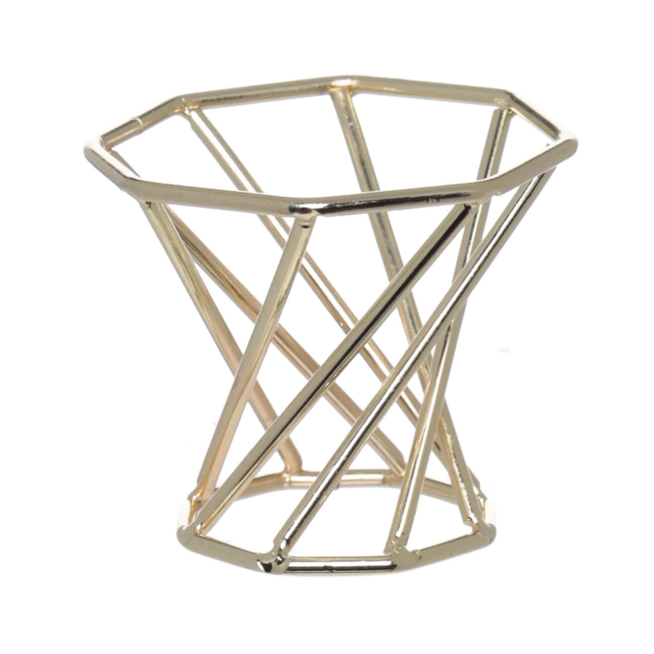

Подставка для яйца, 5 см, сталь, золотистая, Геометрия, Twist gold