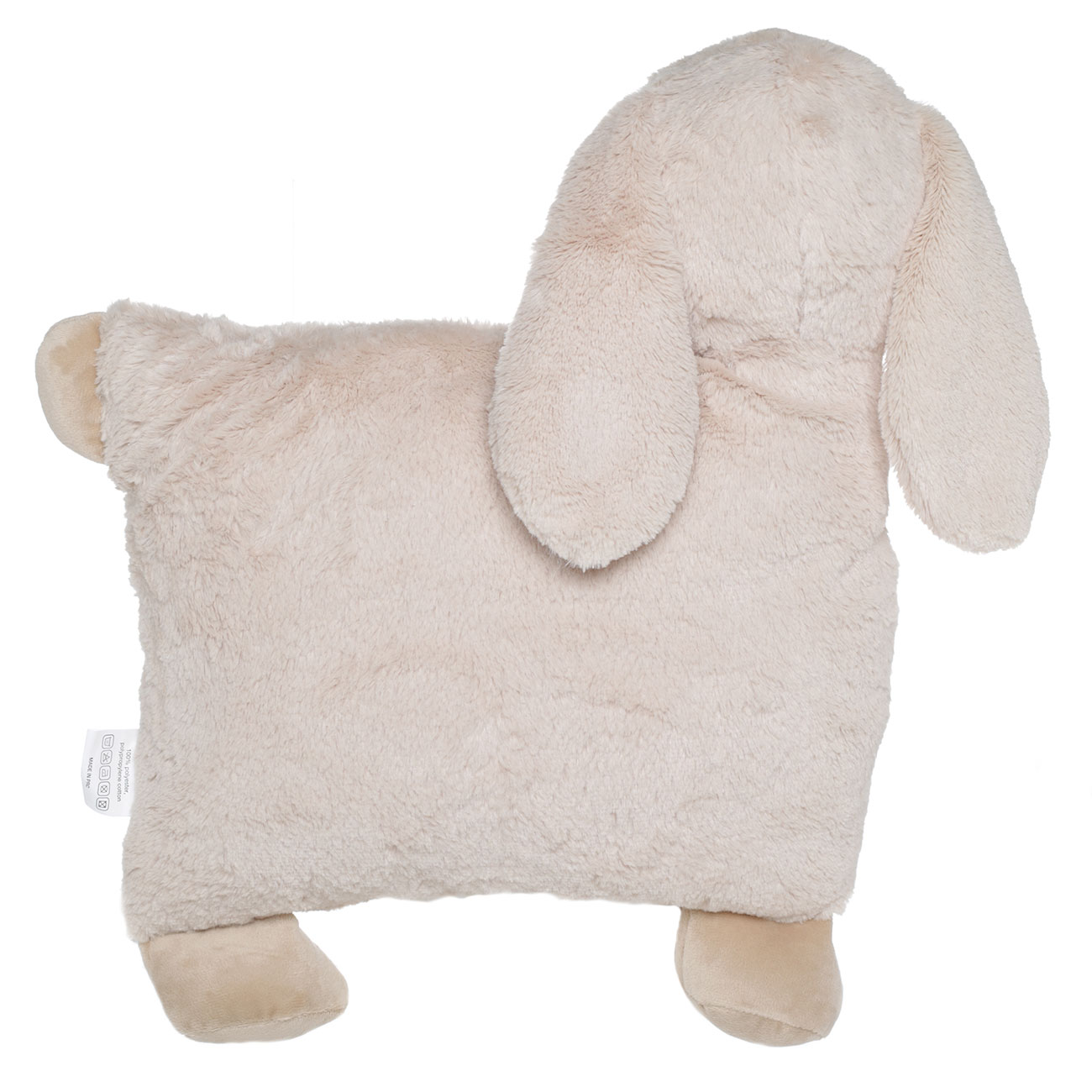 Плед с подушкой, 130х150 см, флис/плюш, бежевый, Зайка, Rabbit изображение № 3