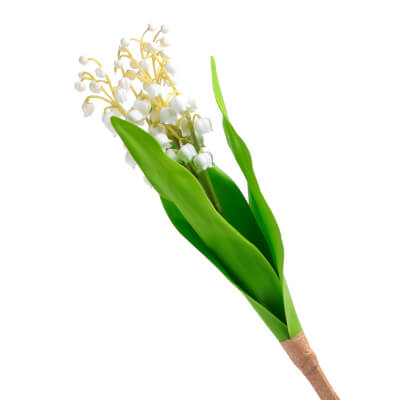 Букет искусственный, 32 см, резина/металл, Ландыши, May-lily ,image-0