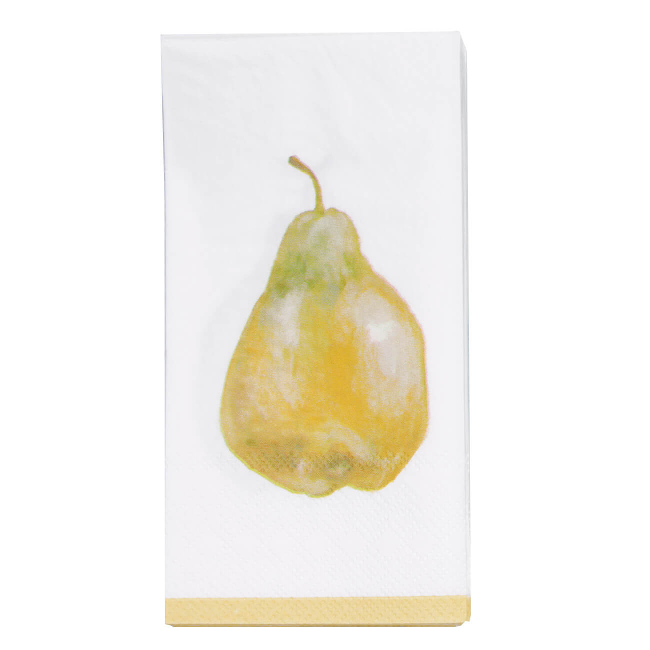 

Салфетки бумажные, 33 см, 20 шт, прямоугольные, белые, Груша, Pear garden