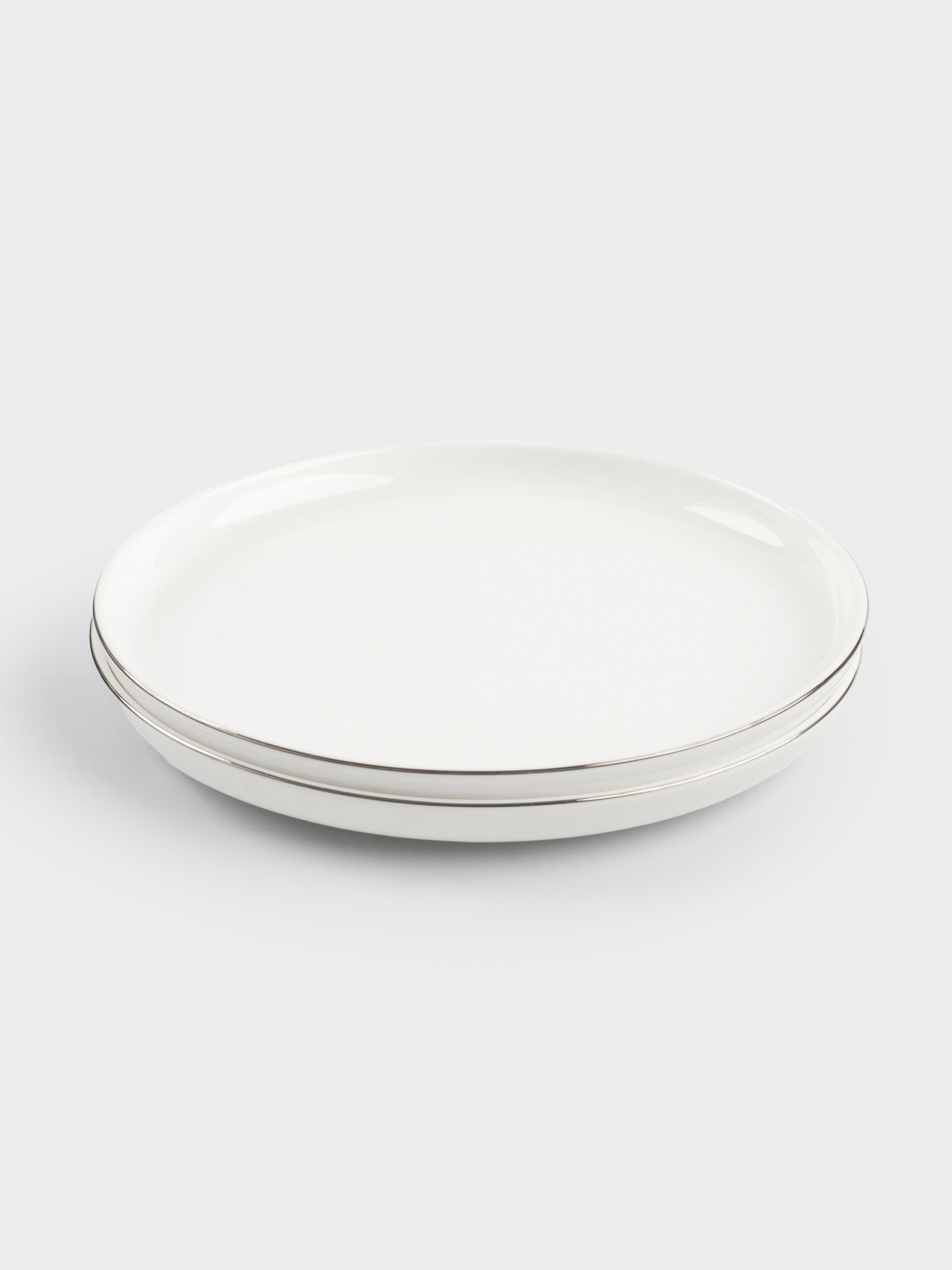 Тарелка десертная, 20 см, 2 шт, фарфор F, белая, Ideal silver, image-2