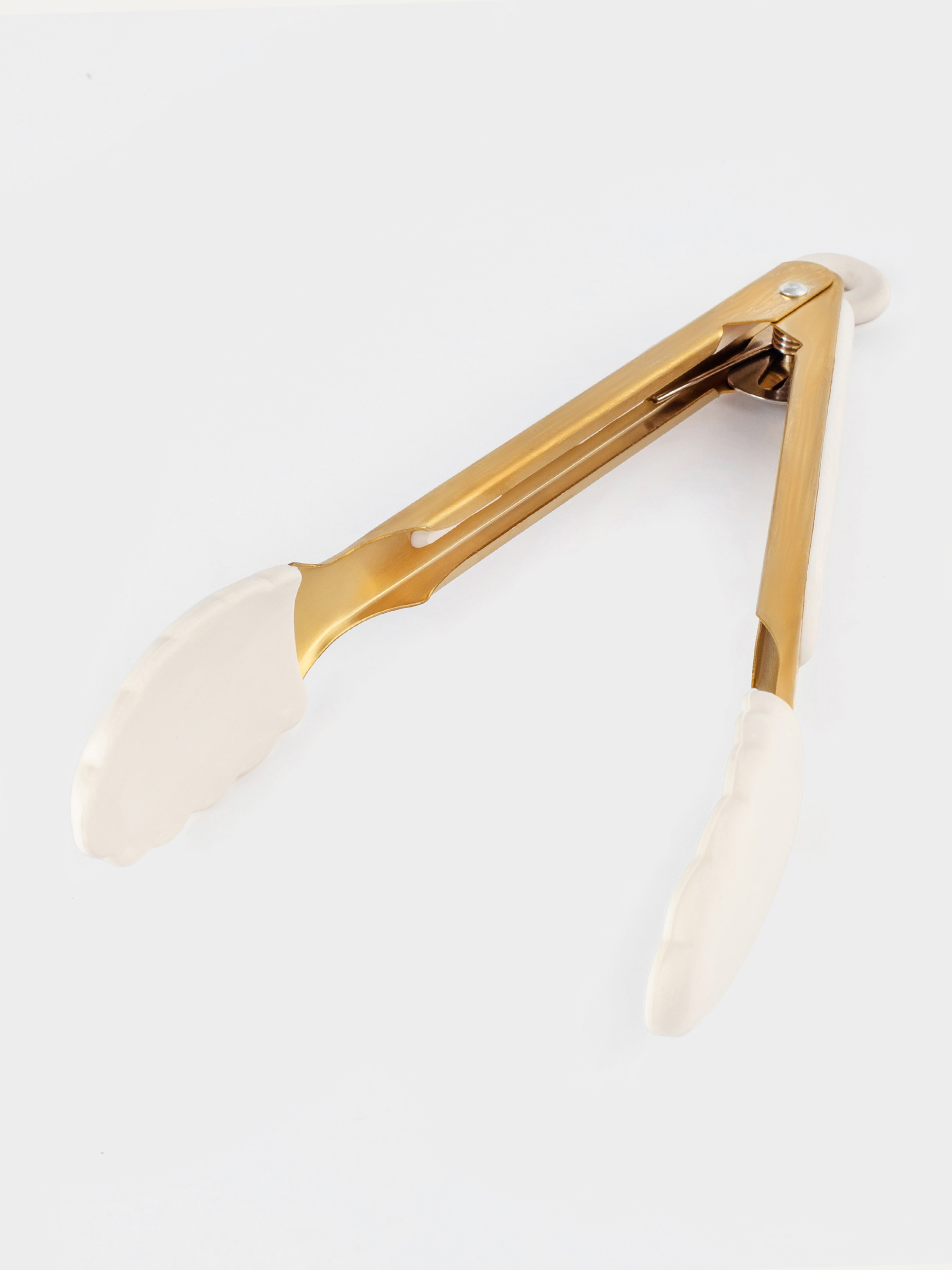 Щипцы кухонные, 27 см, сталь/силикон, золотисто-молочные, Bello gold, image-6
