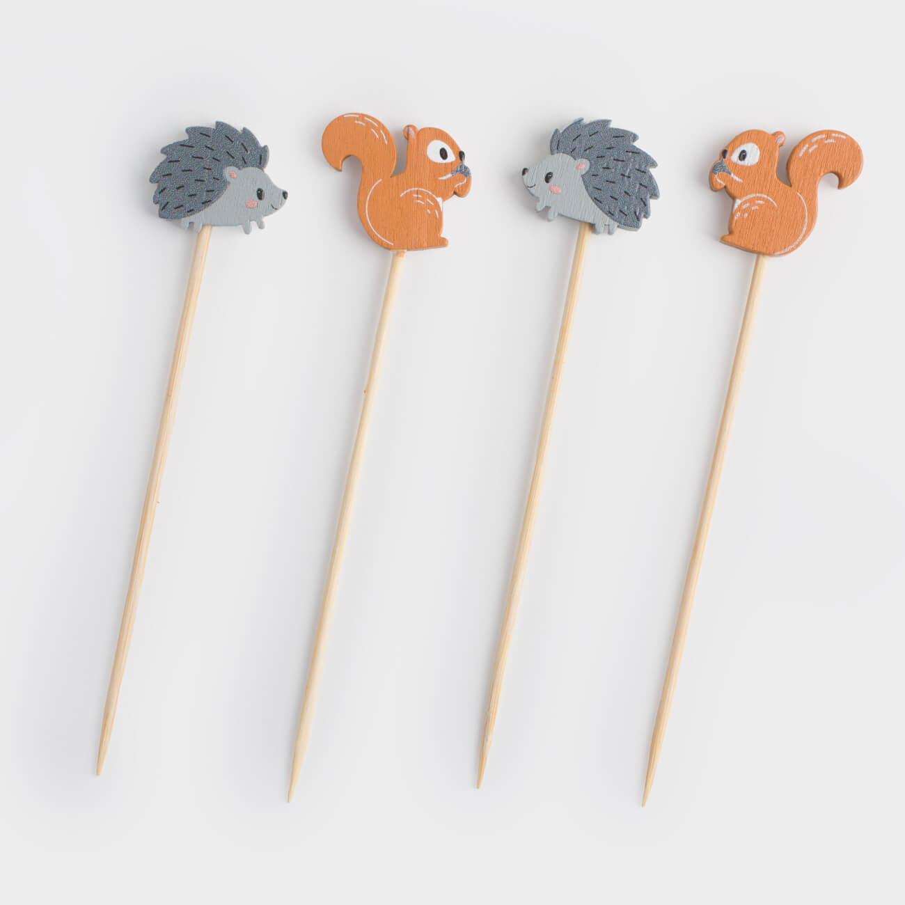 

Шпажка для канапе, 9 см, 20 шт, бамбук, коричневая/серая, Белка и Еж, Elegant details