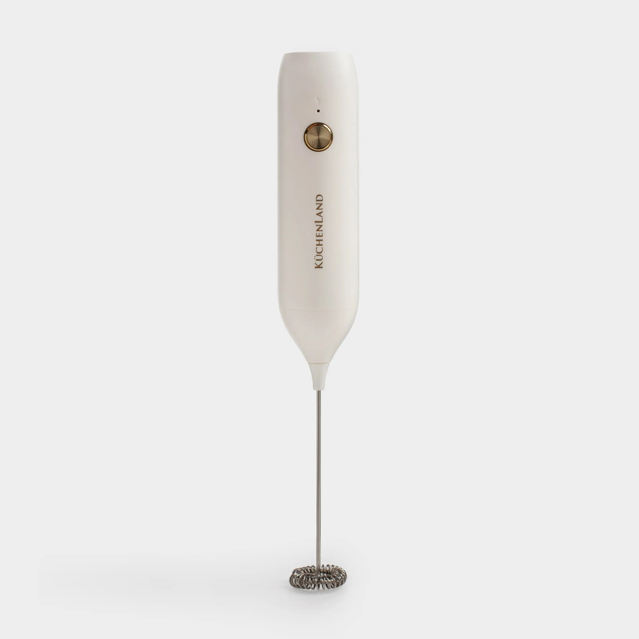 Вспениватель для молока, 24 см, погружной, пластик/сталь, молочный, Liberica light