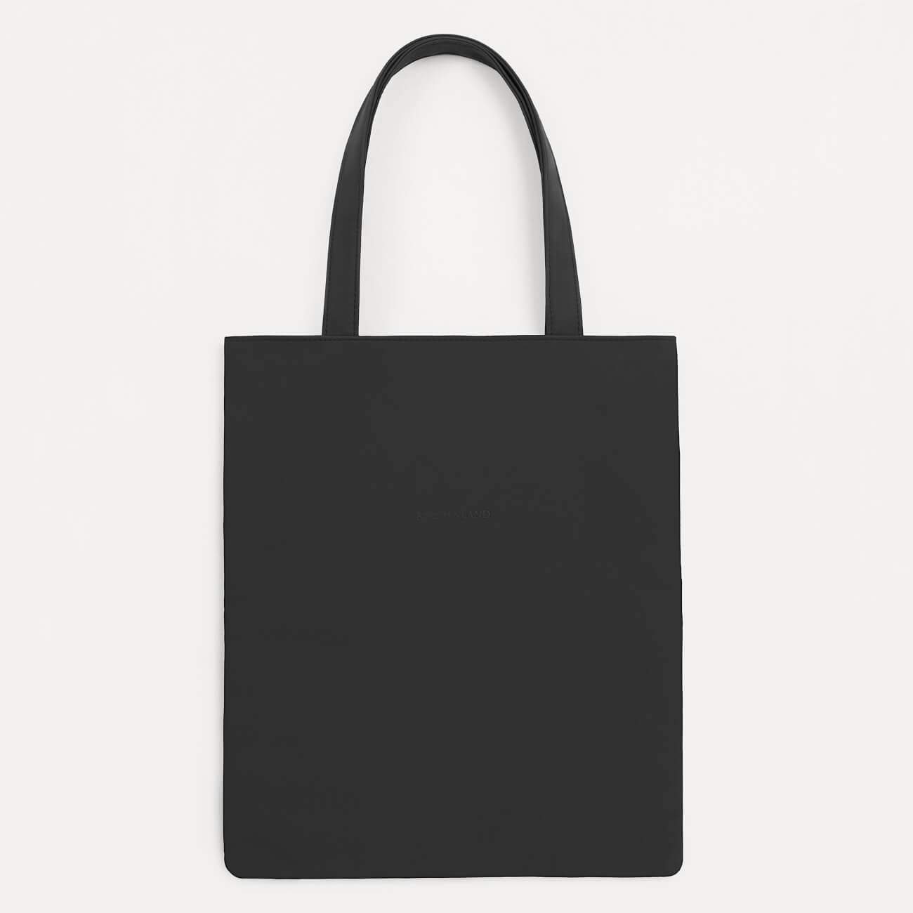 Сумка-шоппер, 37х32 см, полиуретан, черная, Krast сумка шоппер 37х32 см полиуретан черная krast