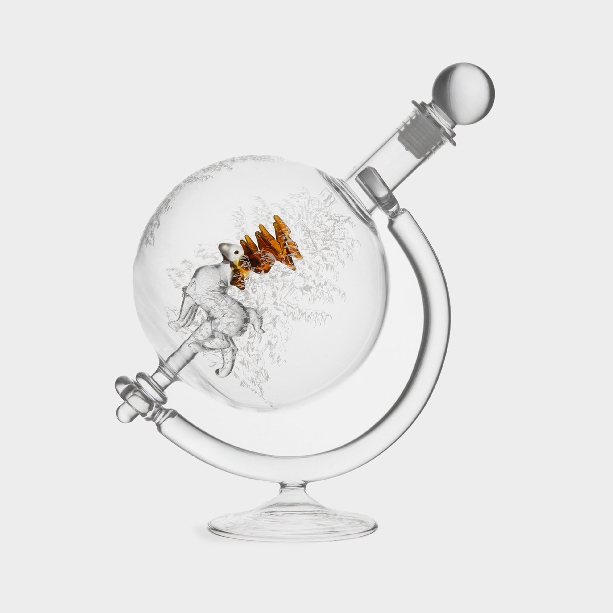 Графин 650 мл на подставке стекло Б Глобус с оленем Bar 3990₽