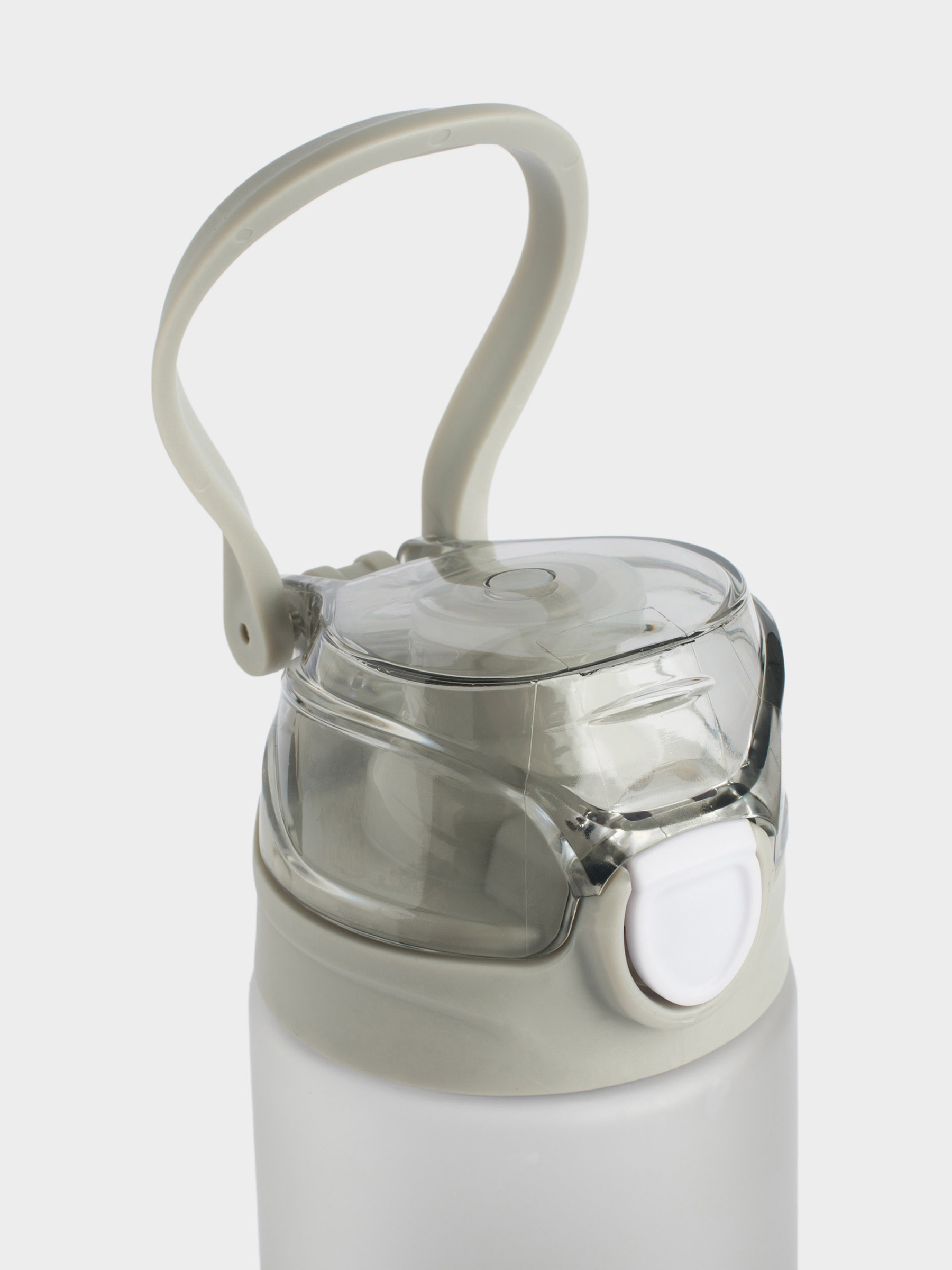 Бутылка для воды, 900 мл, пластик/силикон, серая, Water balance, Sport, image-5
