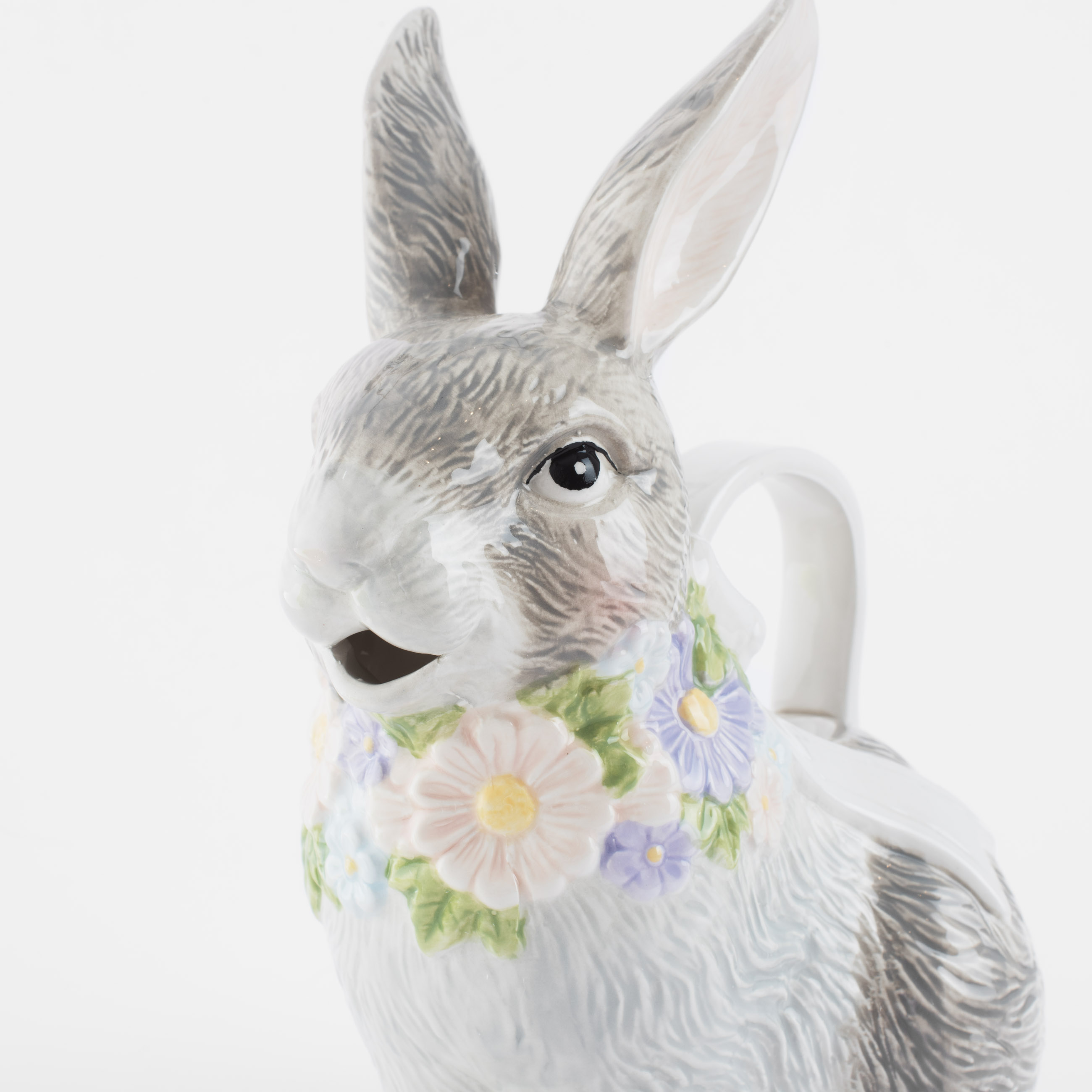 Кувшин, 1 л, керамика, серый, Кролик с бантом, Pure Easter изображение № 5