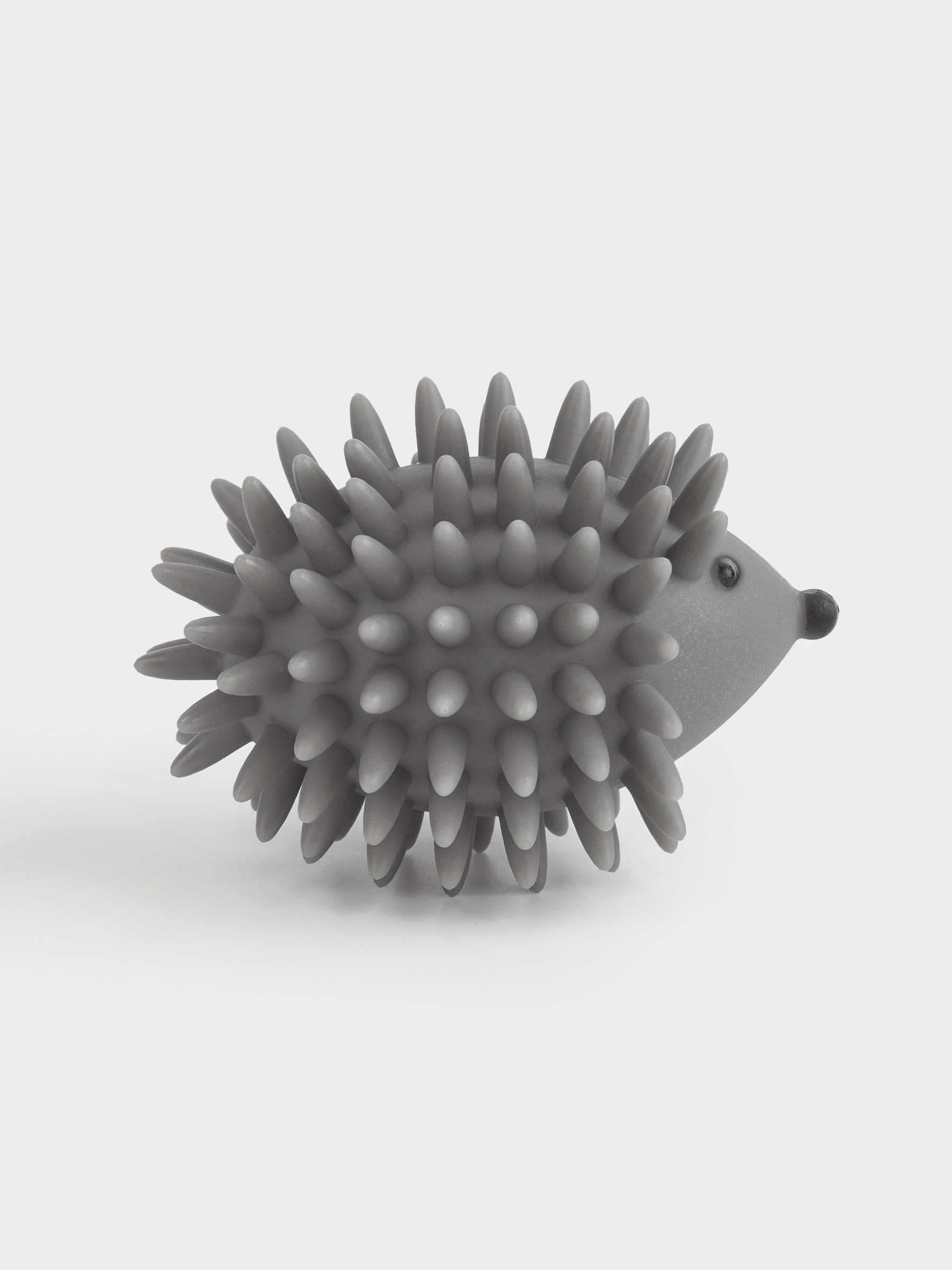 Шарик для стирки, 9 см, ПВХ, серый, Ежик, Washing ball, image-3