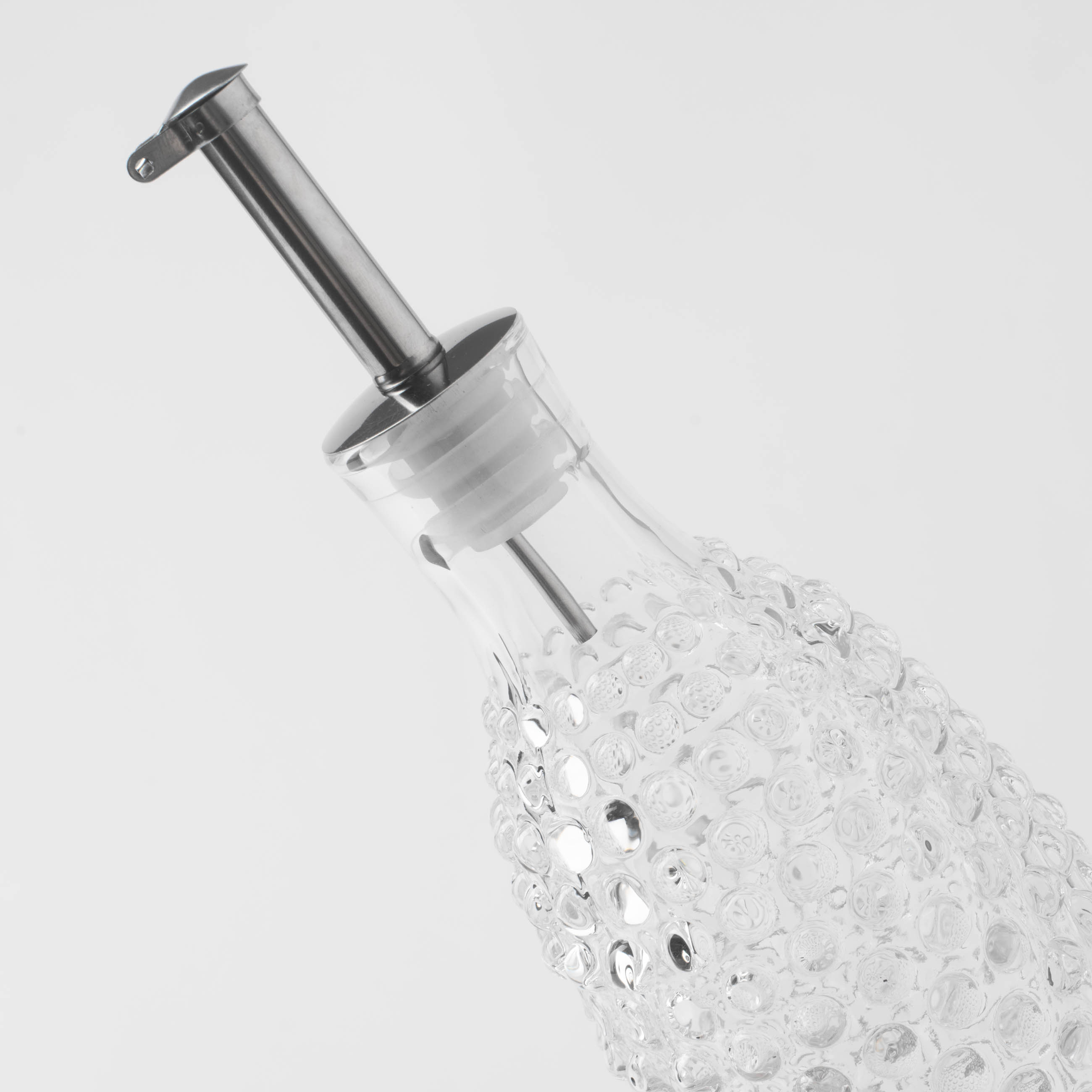 Бутылка для масла или уксуса, 250 мл, с дозатором, стекло Р/металл, Bubbly, image-2