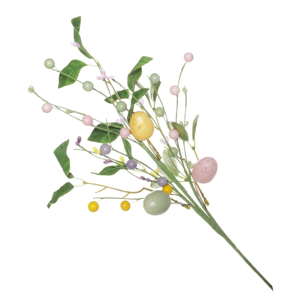 

Ветка декоративная, 45 см, полиэстер/пенопласт, Яркие яйца, Easter