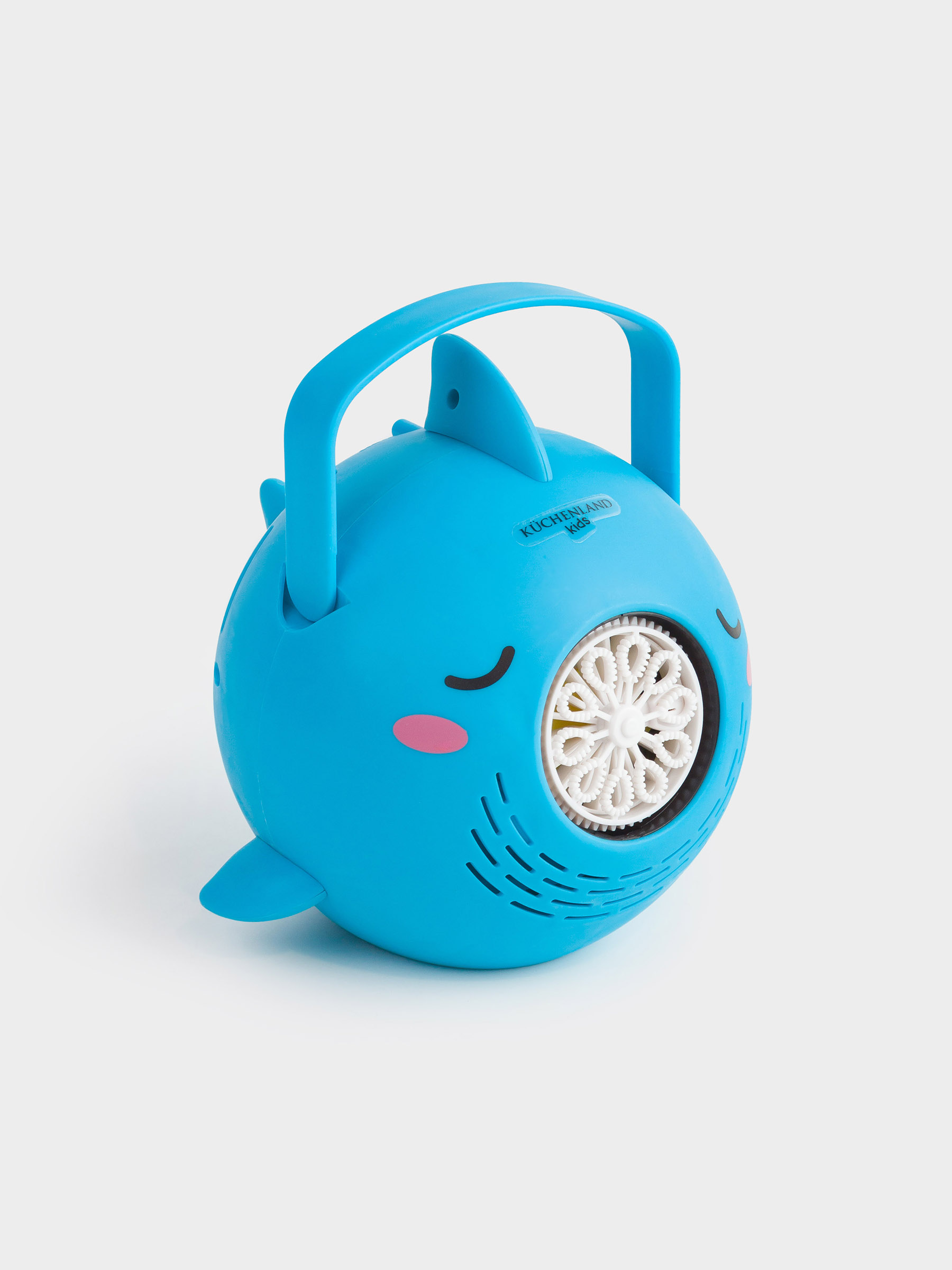 Генератор мыльных пузырей, 15 см, с ручкой, пластик, синий, Кит, Aquatic animals, image-0