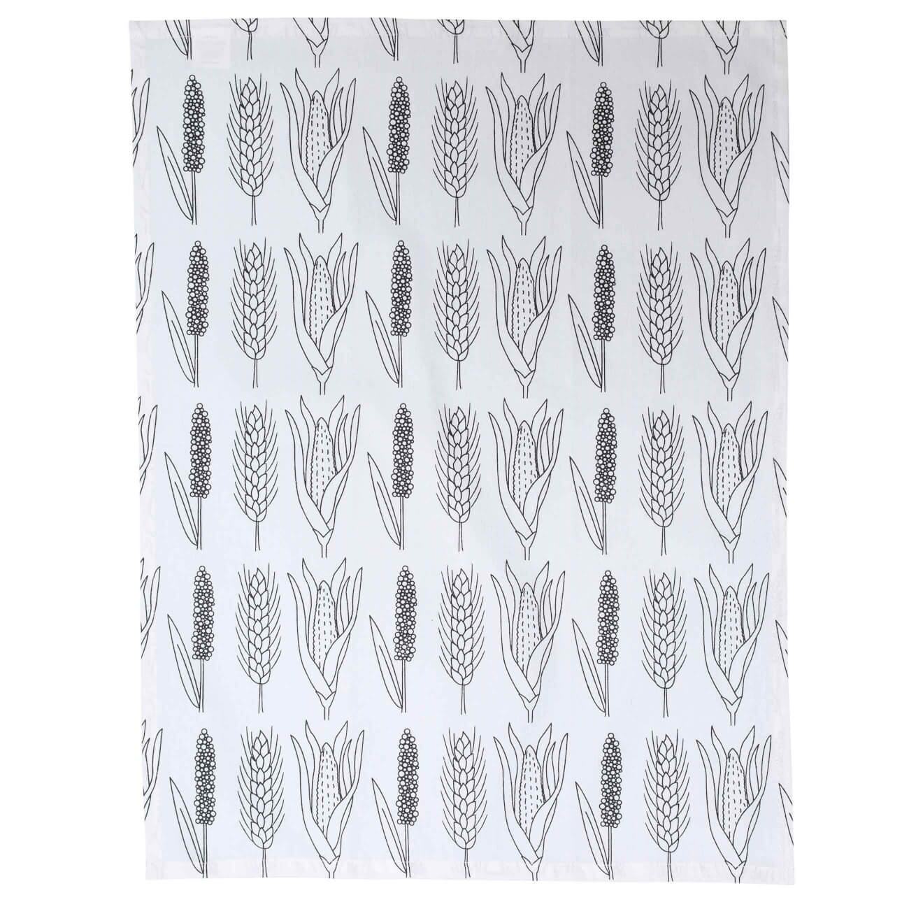 

Полотенце кухонное, 51х71 см, хлопок, белое, Злаковые, Harvest print