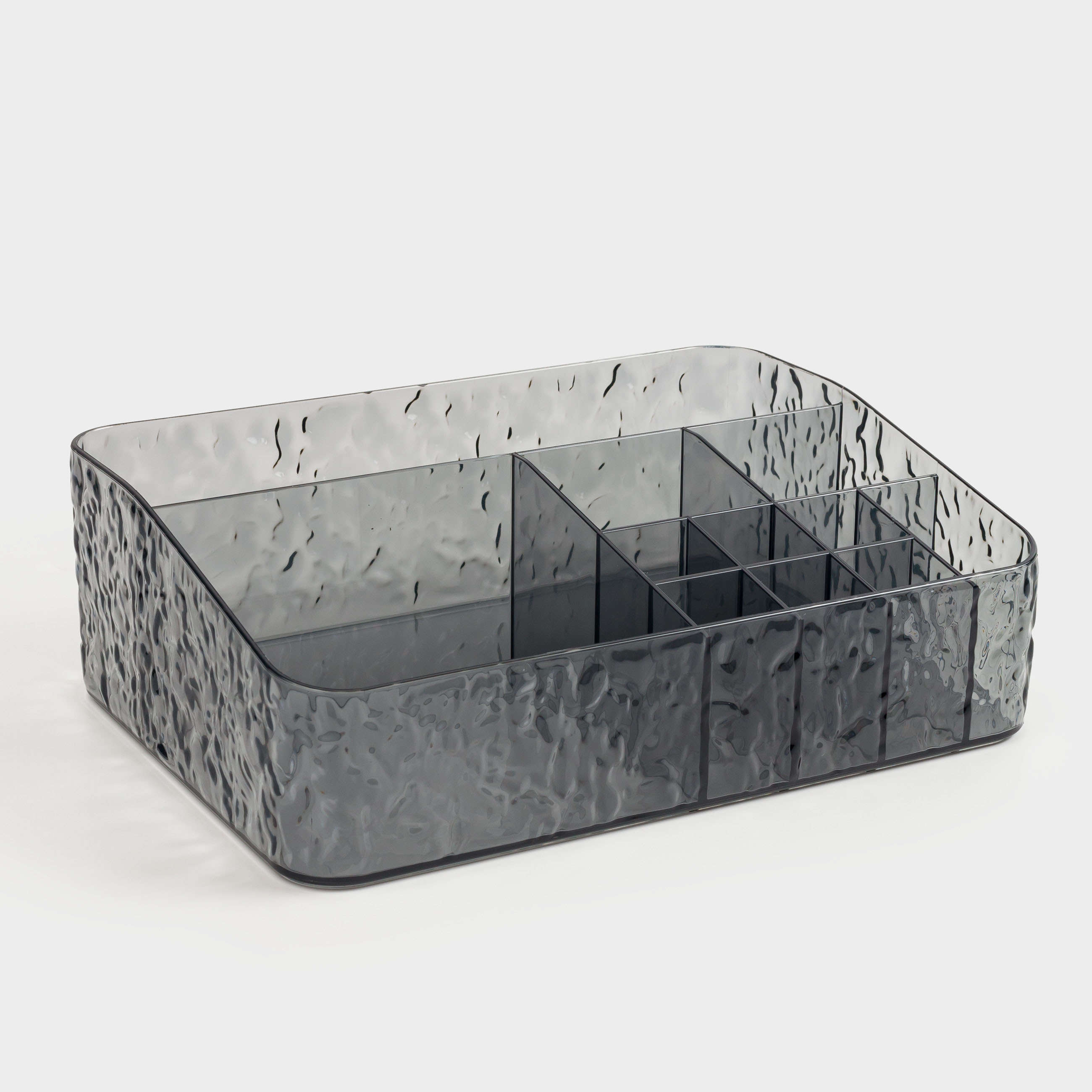 Органайзер для косметики 24х17 см 11 отд пластик серый Renaissance clear 1190₽