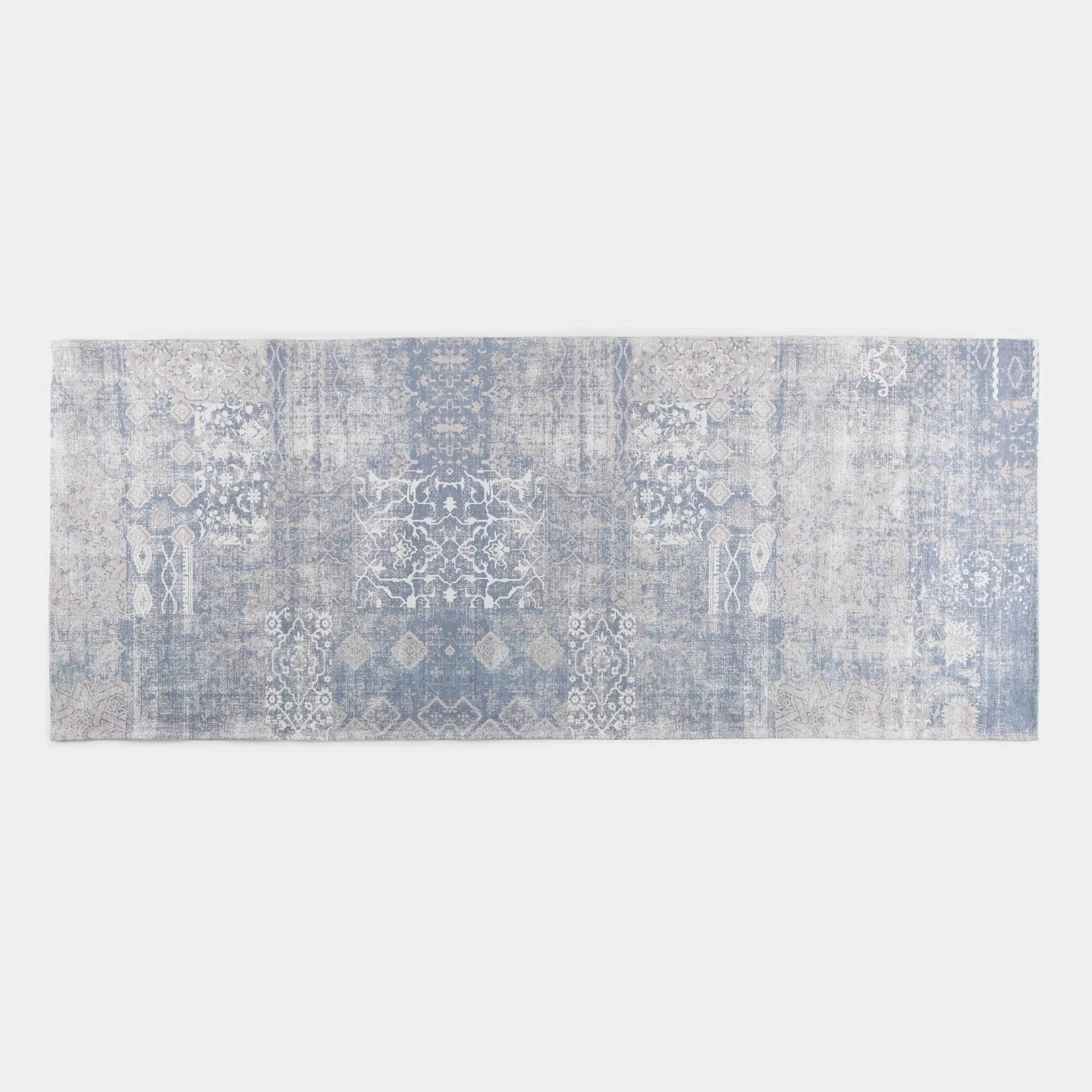 Коврик, 80х200 см, шенилл/хлопок, бежевый, Узоры, Traces, image-0