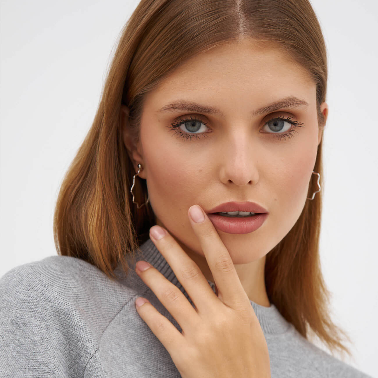 

Серьги-пусеты, 4 см, 2 шт, металл, серебристые, Зигзаги, Jewelry