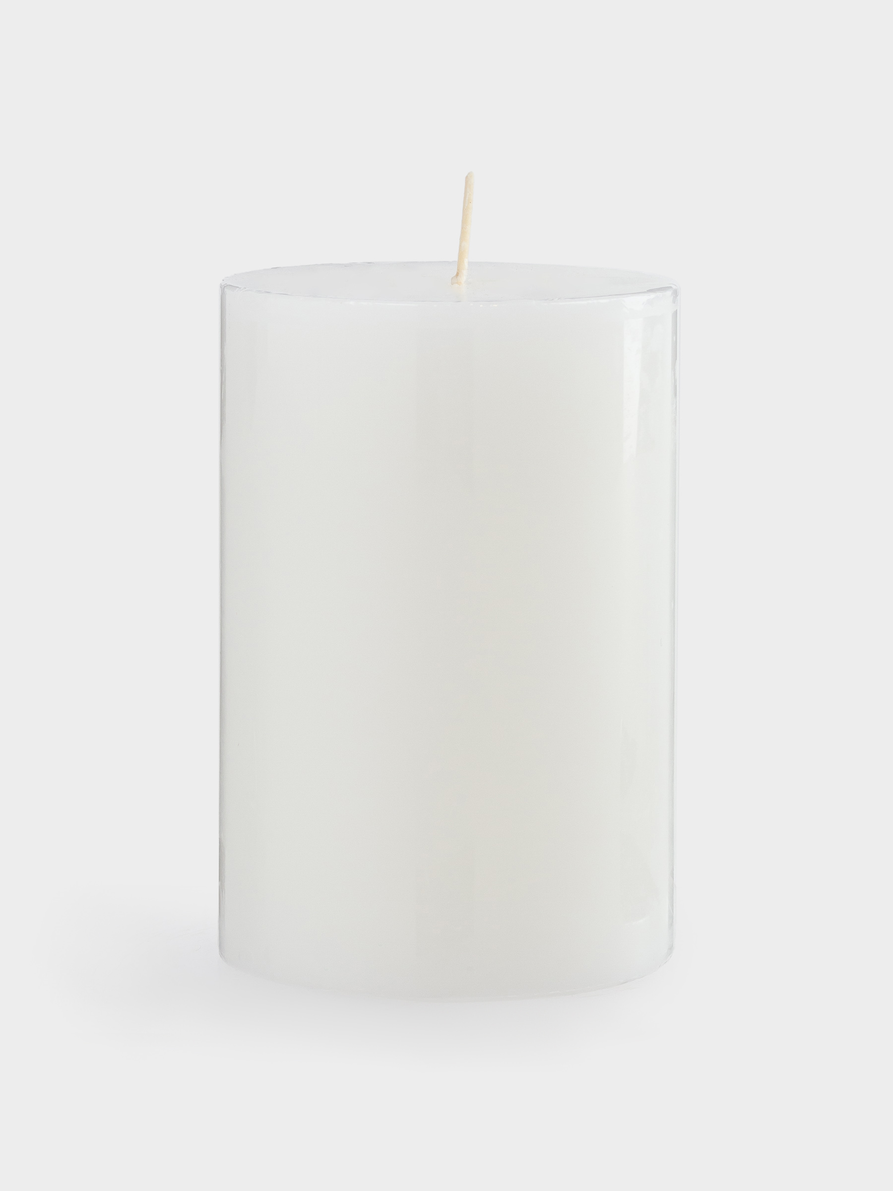 Свеча ароматическая, 10 см, цилиндрическая, белая, Peony Blush, Luxury white, image-0