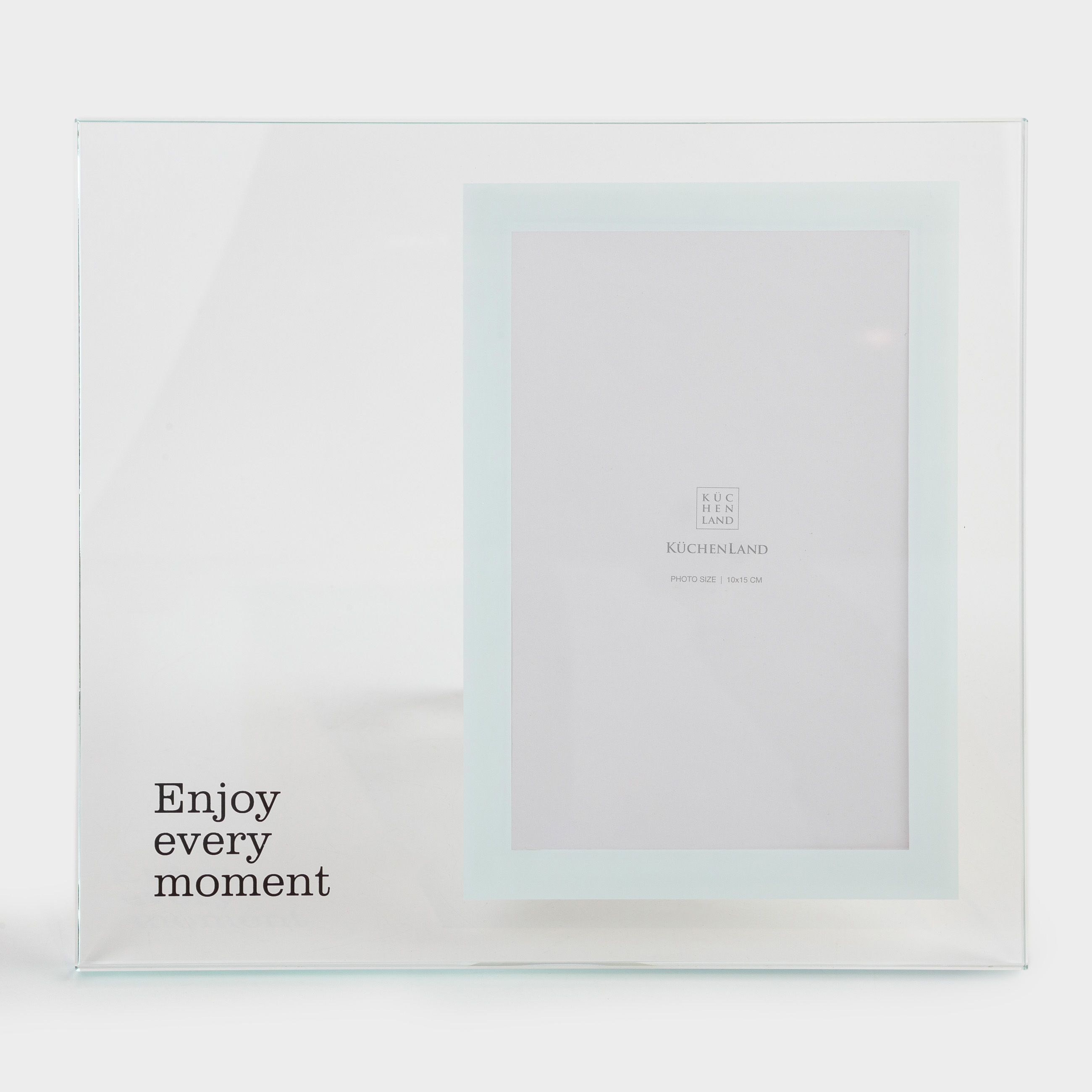 Фоторамка, 21х19 см, с паспарту, стекло, Enjoy every moment, Sheer, image-2