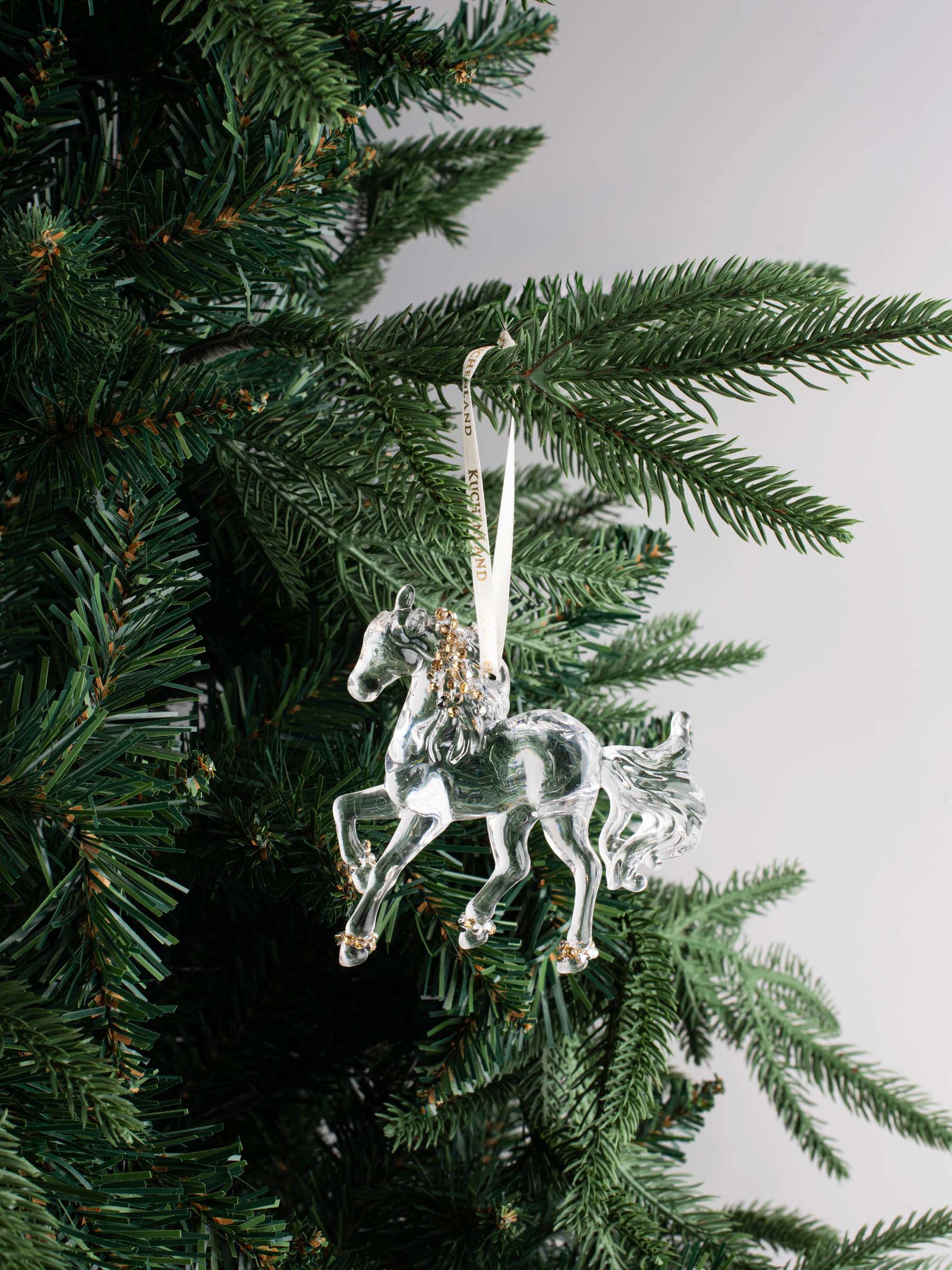 Игрушка елочная, 13 см, акрил, Лошадь, Figure crystal, image-3