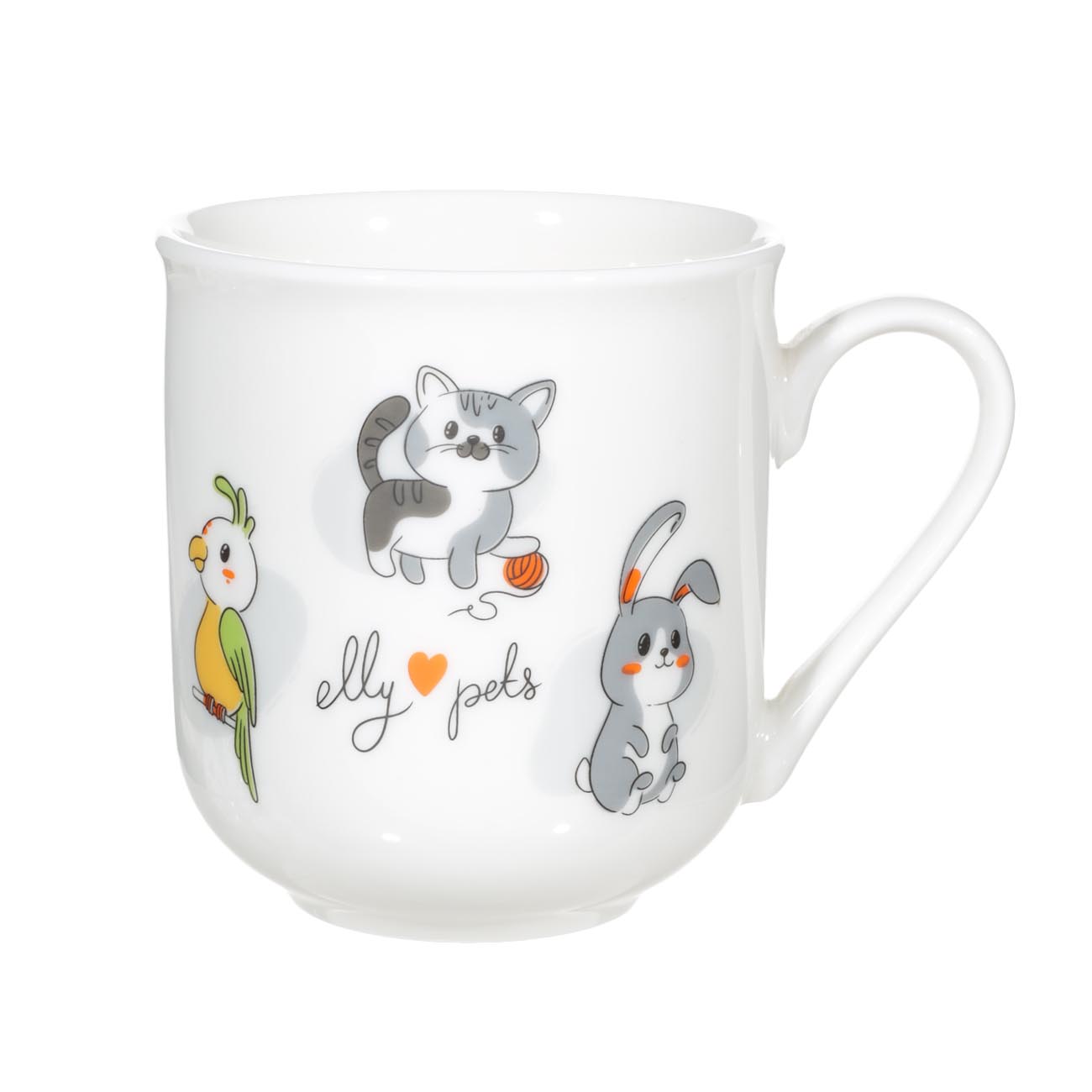 Набор посуды, детский, 1 перс, 3 пр, фарфор N, белый, My pets, Little pet, image-3