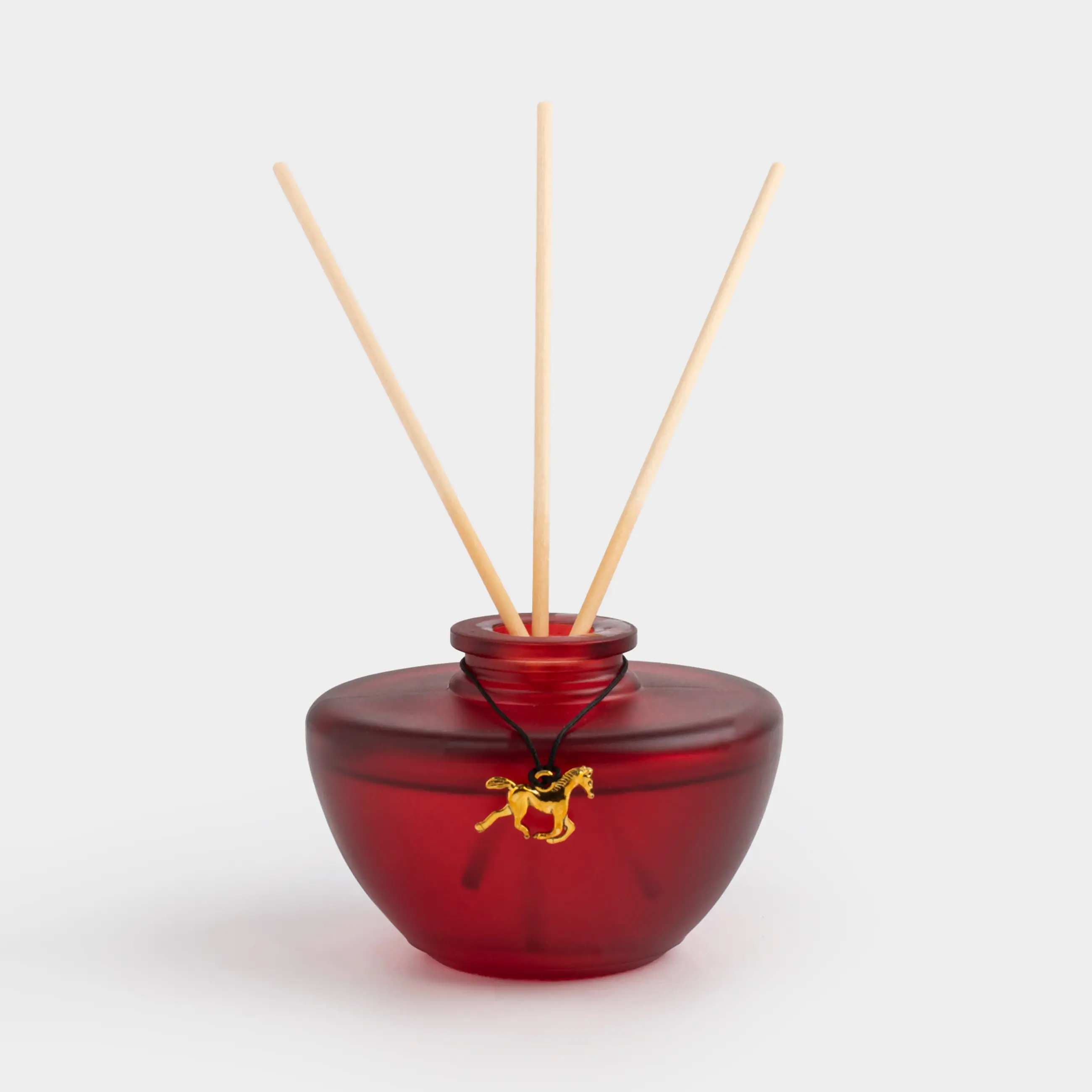Ароматический диффузор, 100 мл, с подвеской, красный, Pomegranate & raspberry, Лошадка, Important