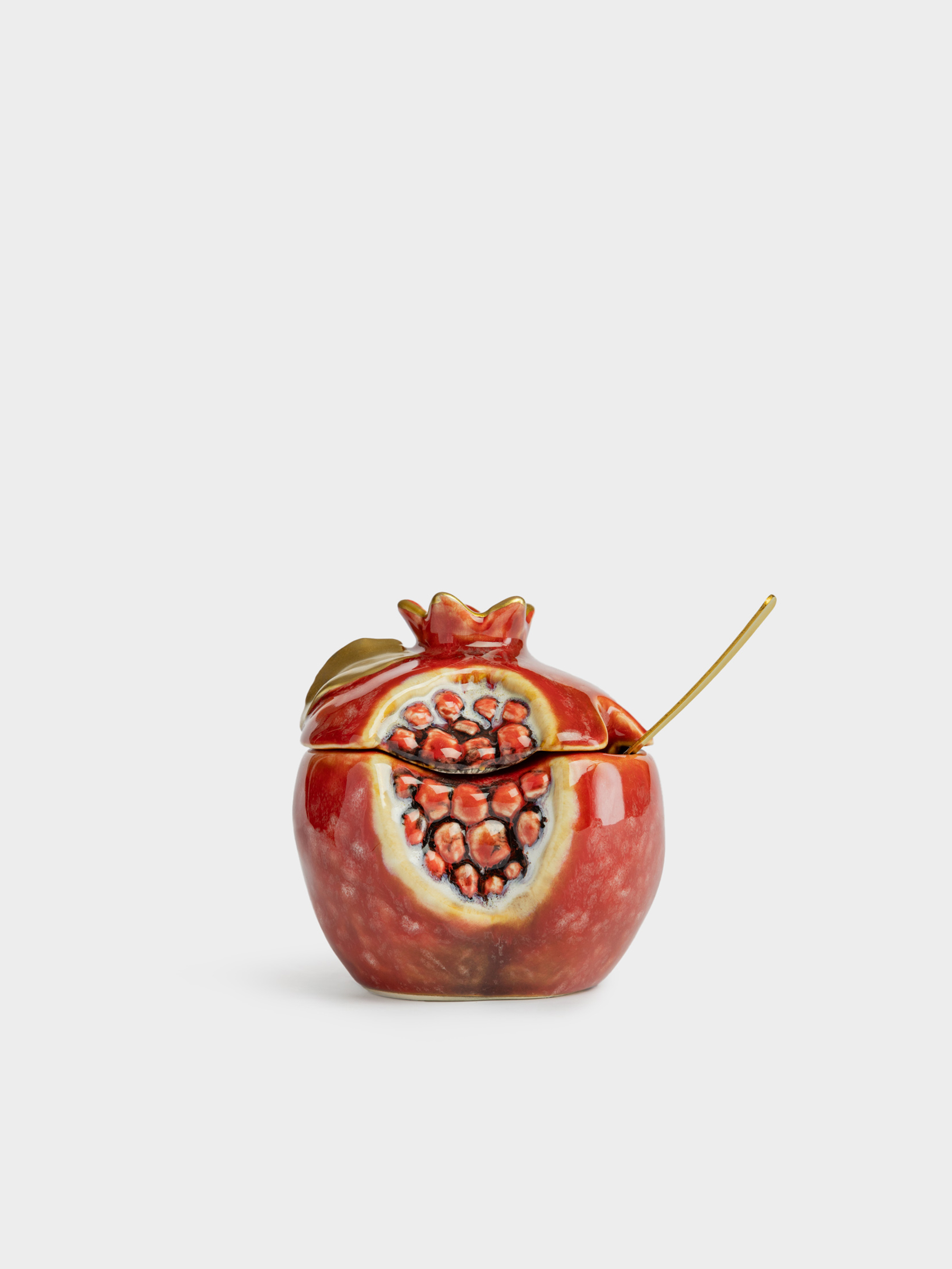Сахарница, ... мл, 9 см, с ложкой, Гранат, Pomegranate