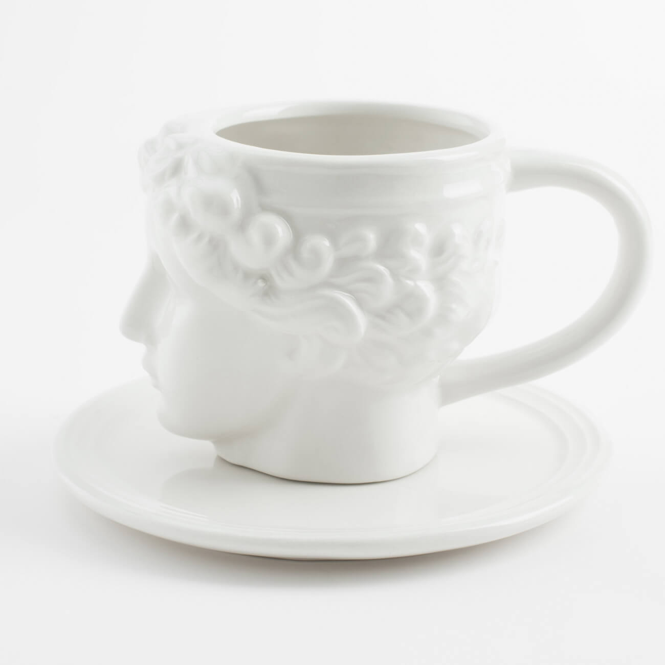 Пара чайная, 1 перс, 2 пр, 230 мл, керамика, молочная, Артемида, Olympus изображение № 1