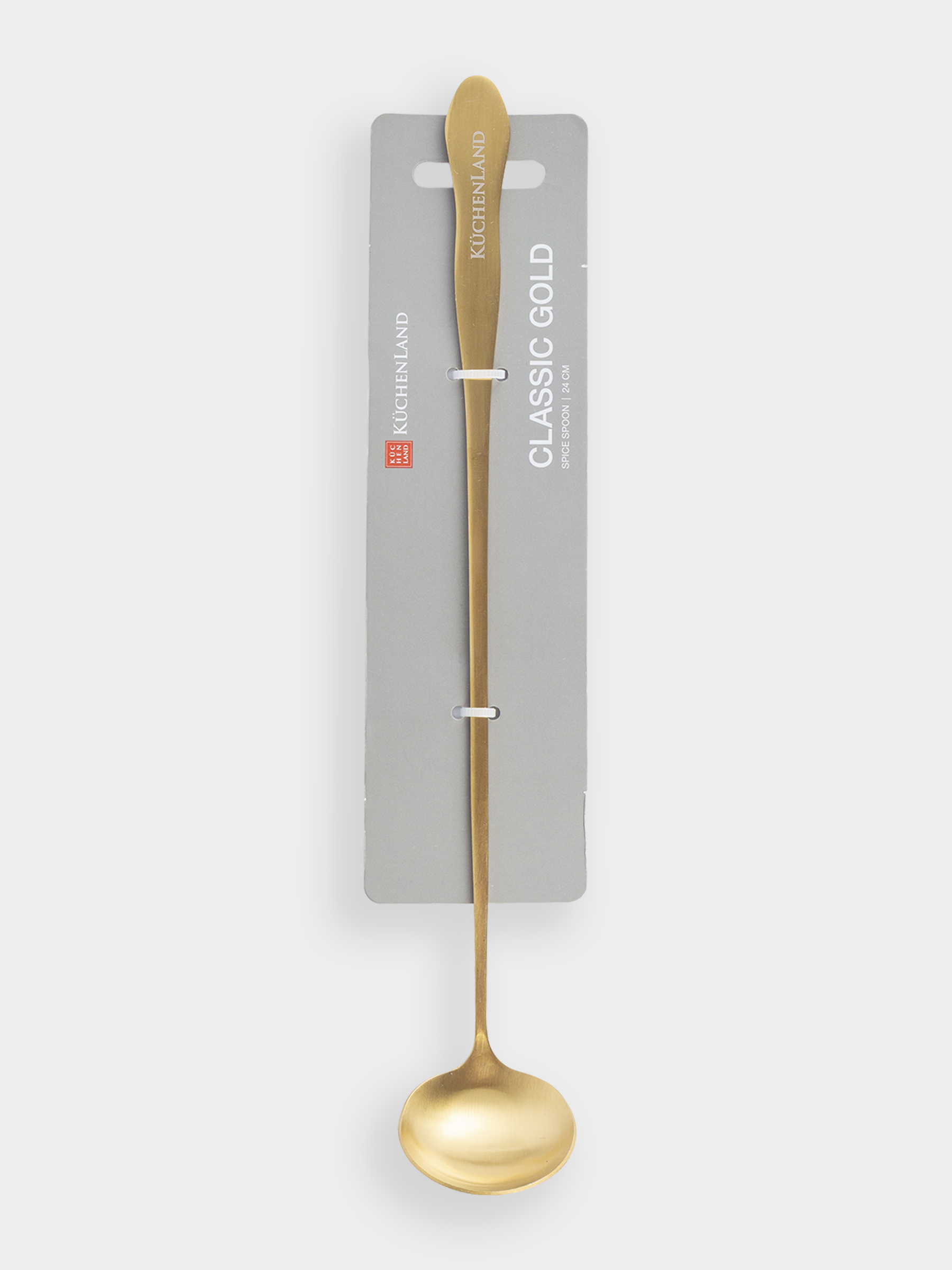 Ложка для специй, 24 см, сталь, золотистая, Classic gold, image-4