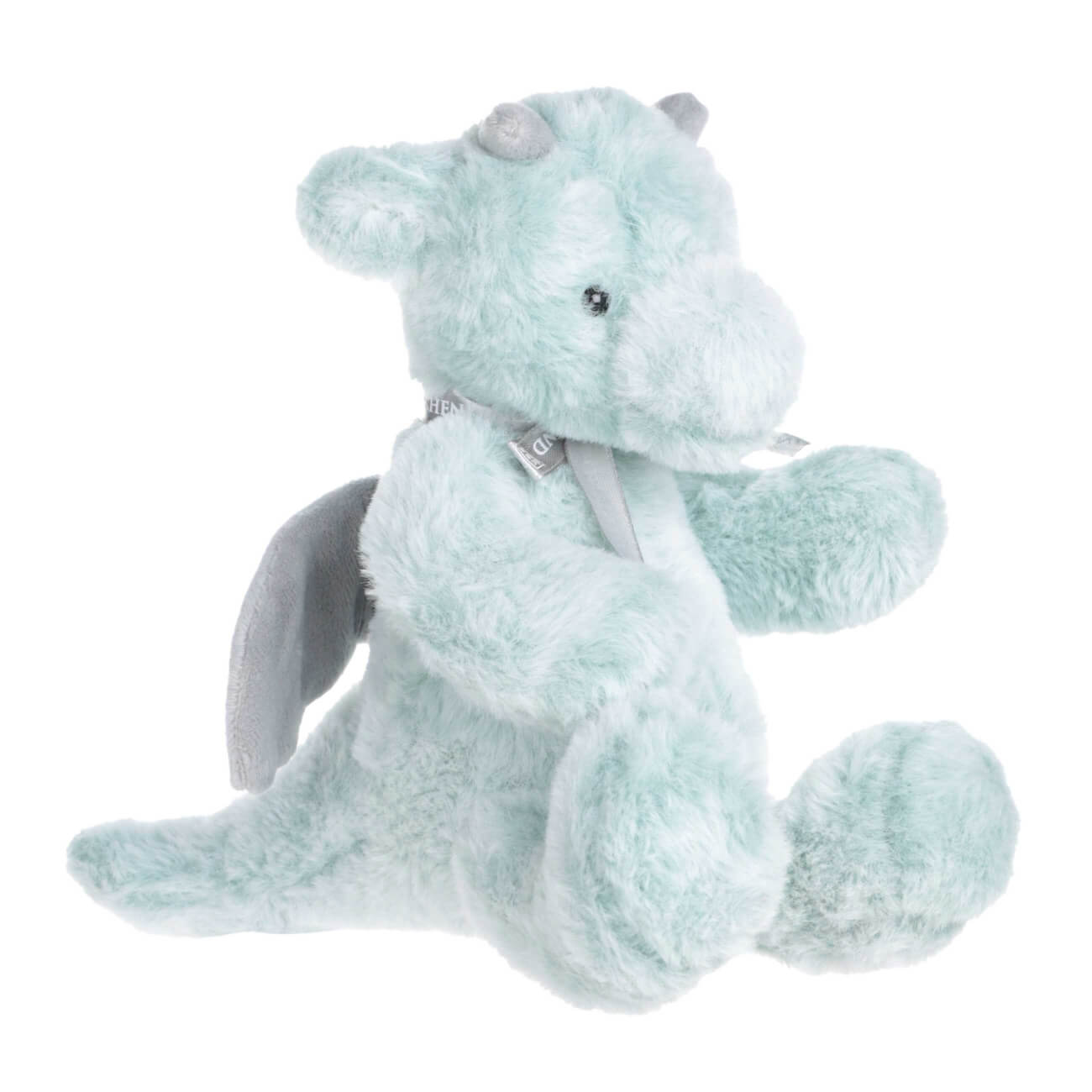 Игрушка, 32 см, мягкая, с подвижными лапами, полиэстер, серо-голубая, Дракон, Dragon toy развивающая игрушка с вишнёвыми косточками дракон андрюша