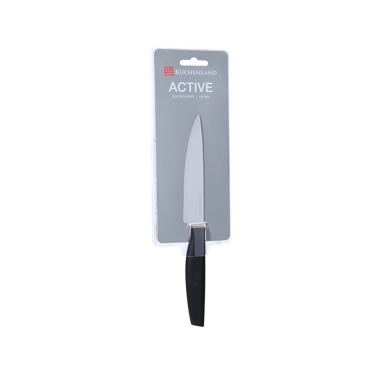 Нож для нарезки, 13 см, сталь/пластик/медь, Active