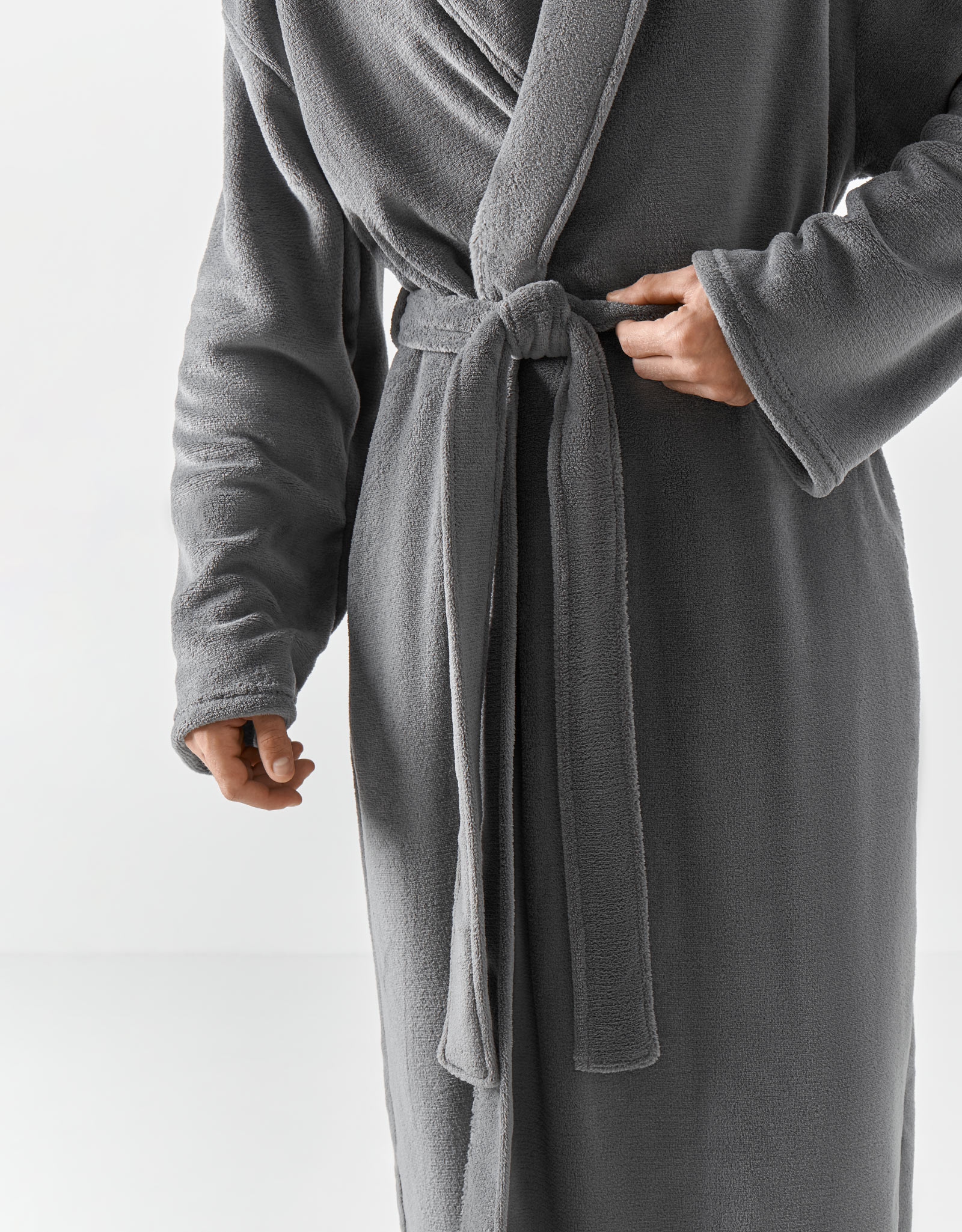 Халат мужской, домашний, темно-серый, Орел, Jevon, image-7