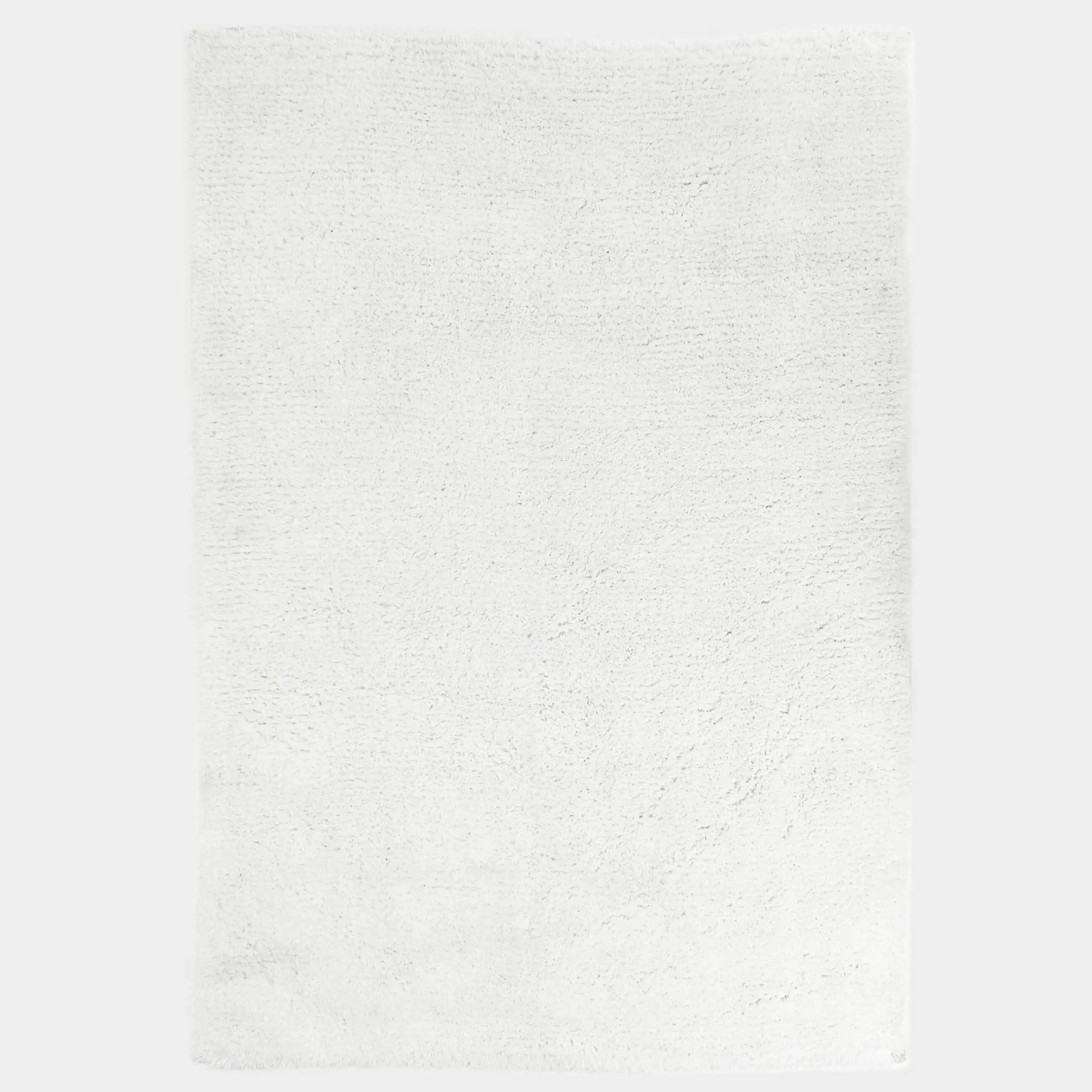 Ковер, 150х210 см, полиэстер/хлопок, молочный, Пушистый ворс, Monotone